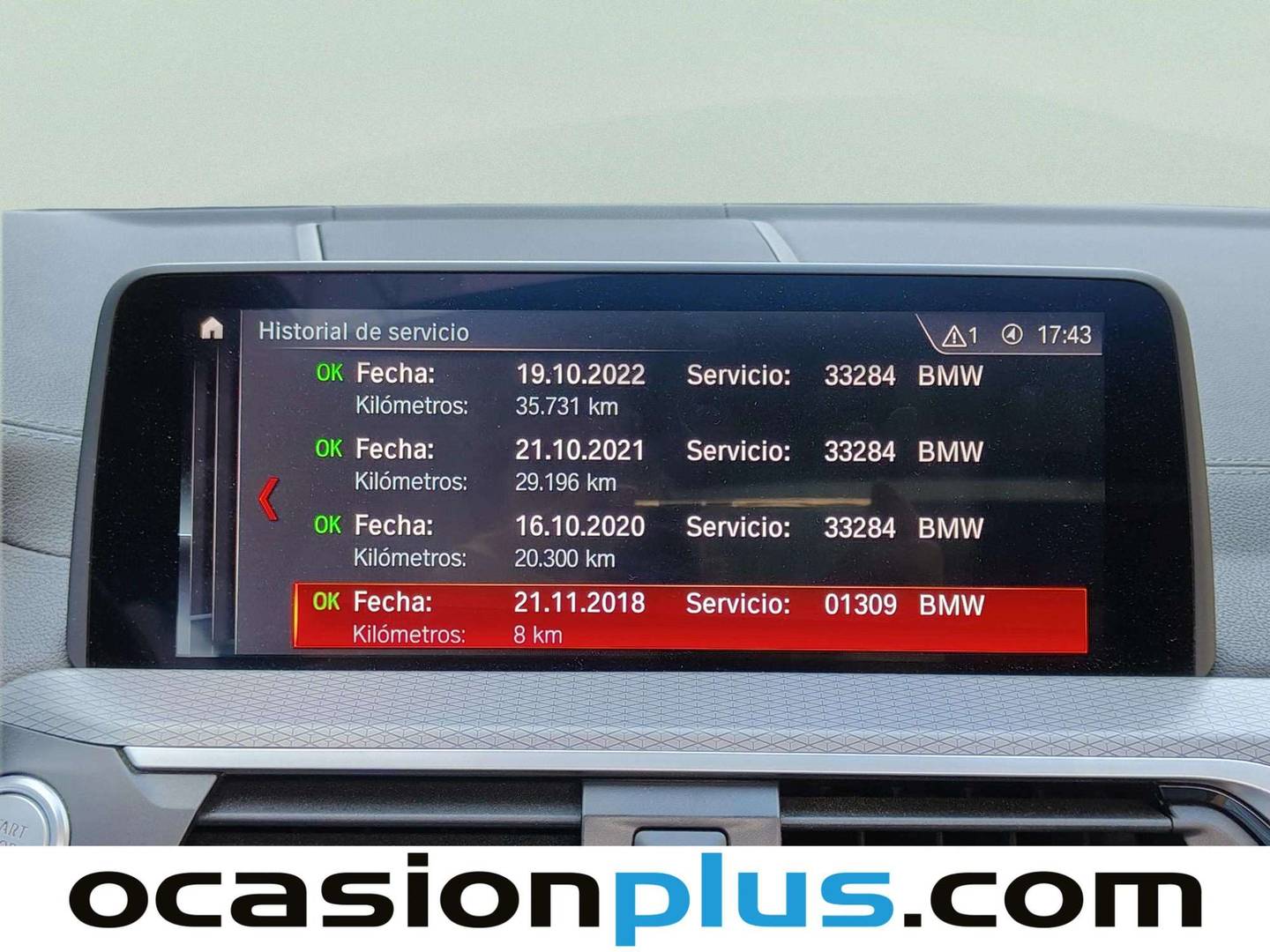 Foto del mantenimiento del BMW X4 BMW X4 M40i (354 CV)