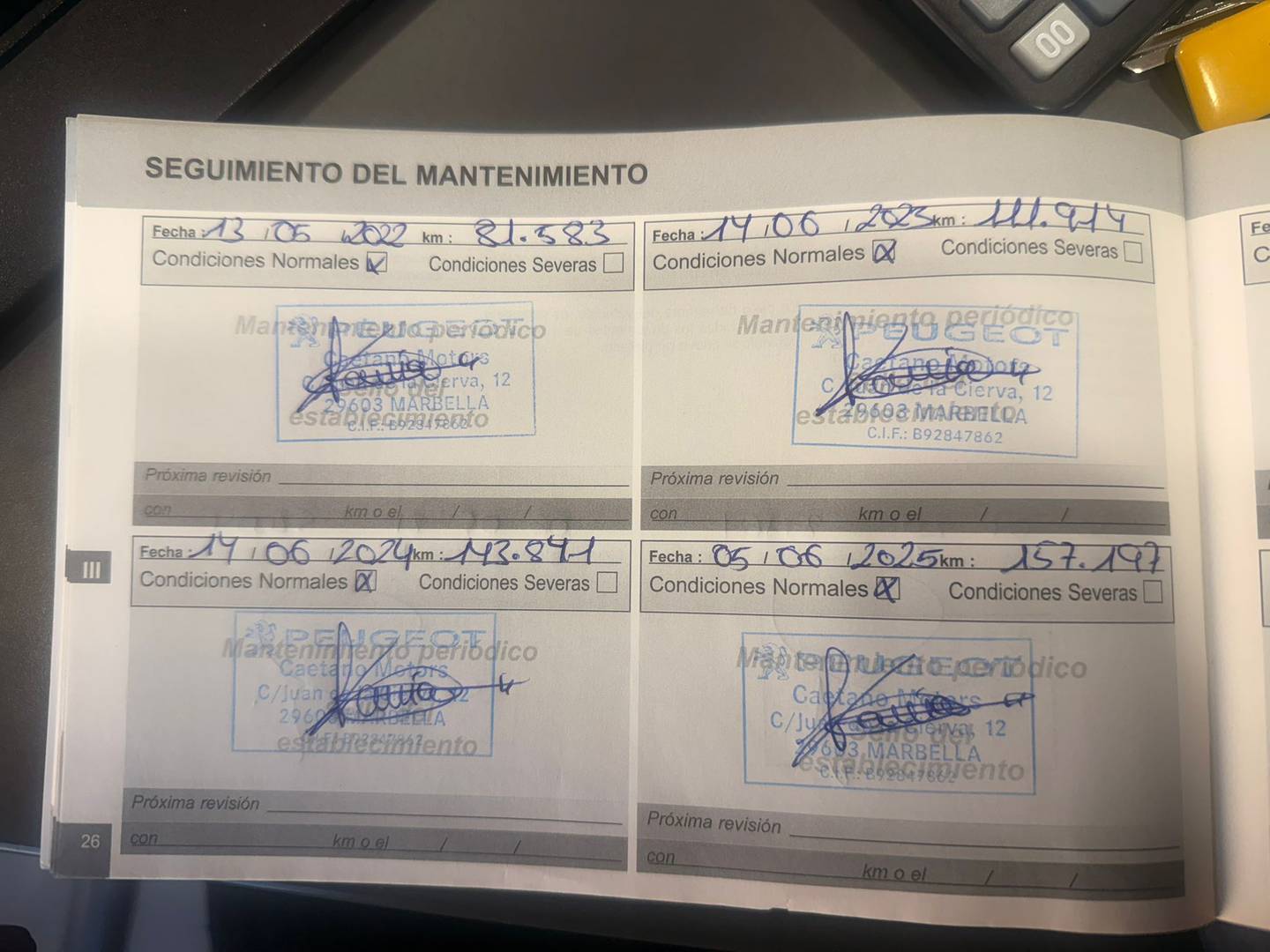 Foto del mantenimiento del Peugeot 508 Peugeot 508 PureTech 180 S&S GT Line EAT8 (180 CV)