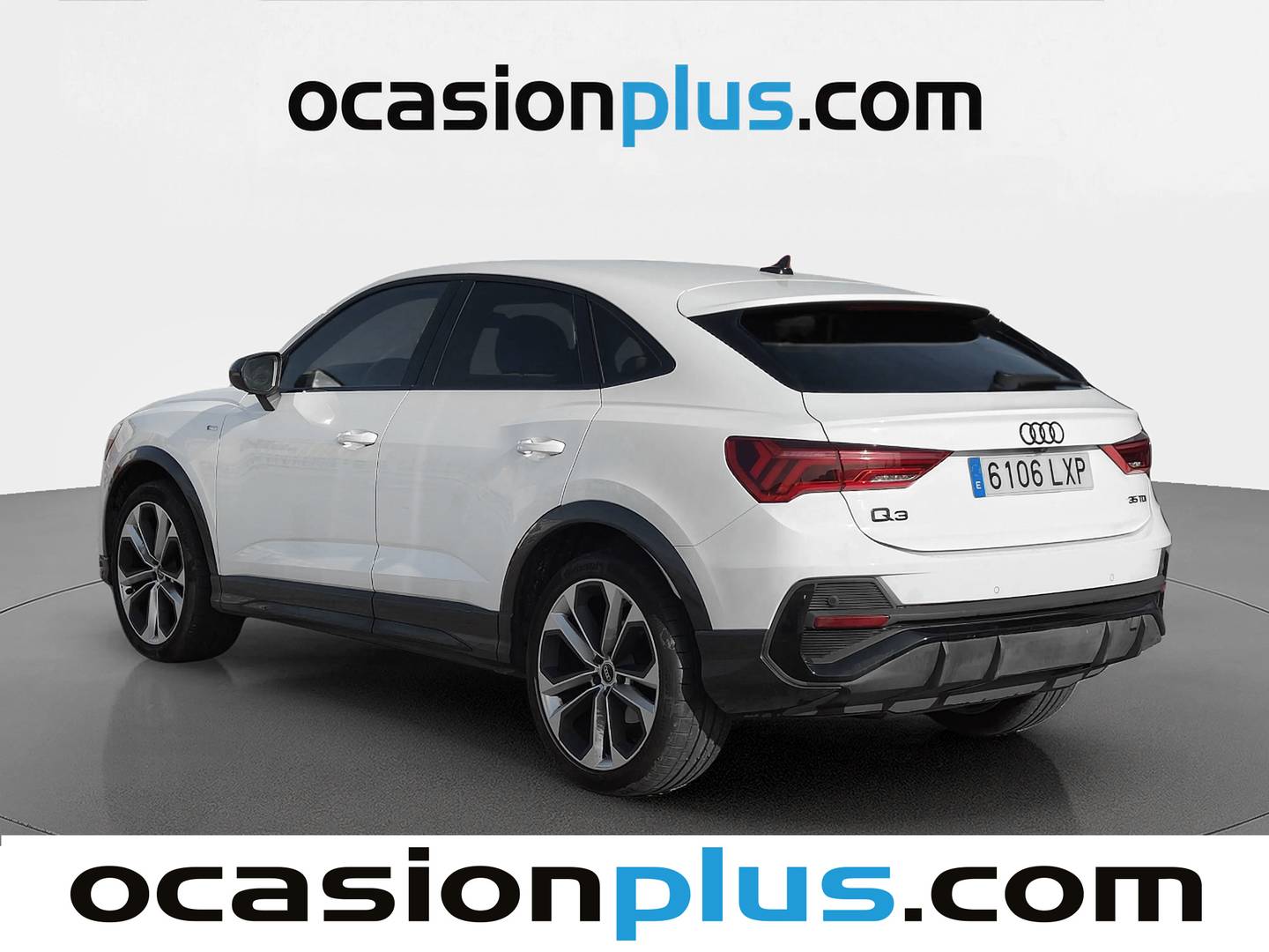 Foto trasera Audi Q3 Sportback Audi Q3 Sportback Black line 35 TDI (150 CV) S tronic Pack S Line izquierda