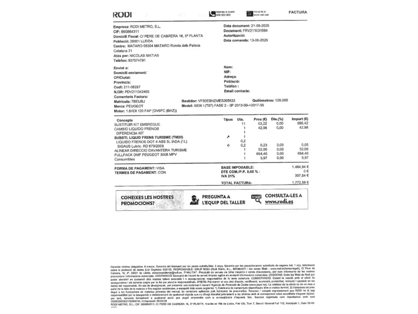 Foto Peugeot 5008 Peugeot 5008 1.6 BlueHDi FAP Allure (120 CV)