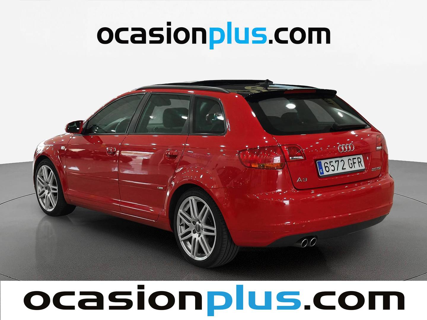 Foto trasera Audi A3 Audi A3 Sportback Sportback Ambition 2.0 TDI DPF (170 CV) S tronic Pack S Line izquierda