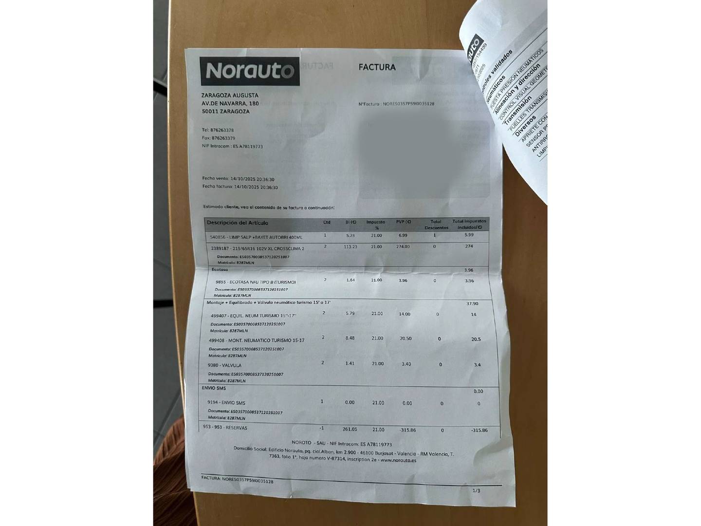 Foto del certificado del Nissan QASHQAI Nissan Qashqai DIG-T 115 Acenta (115 CV)
