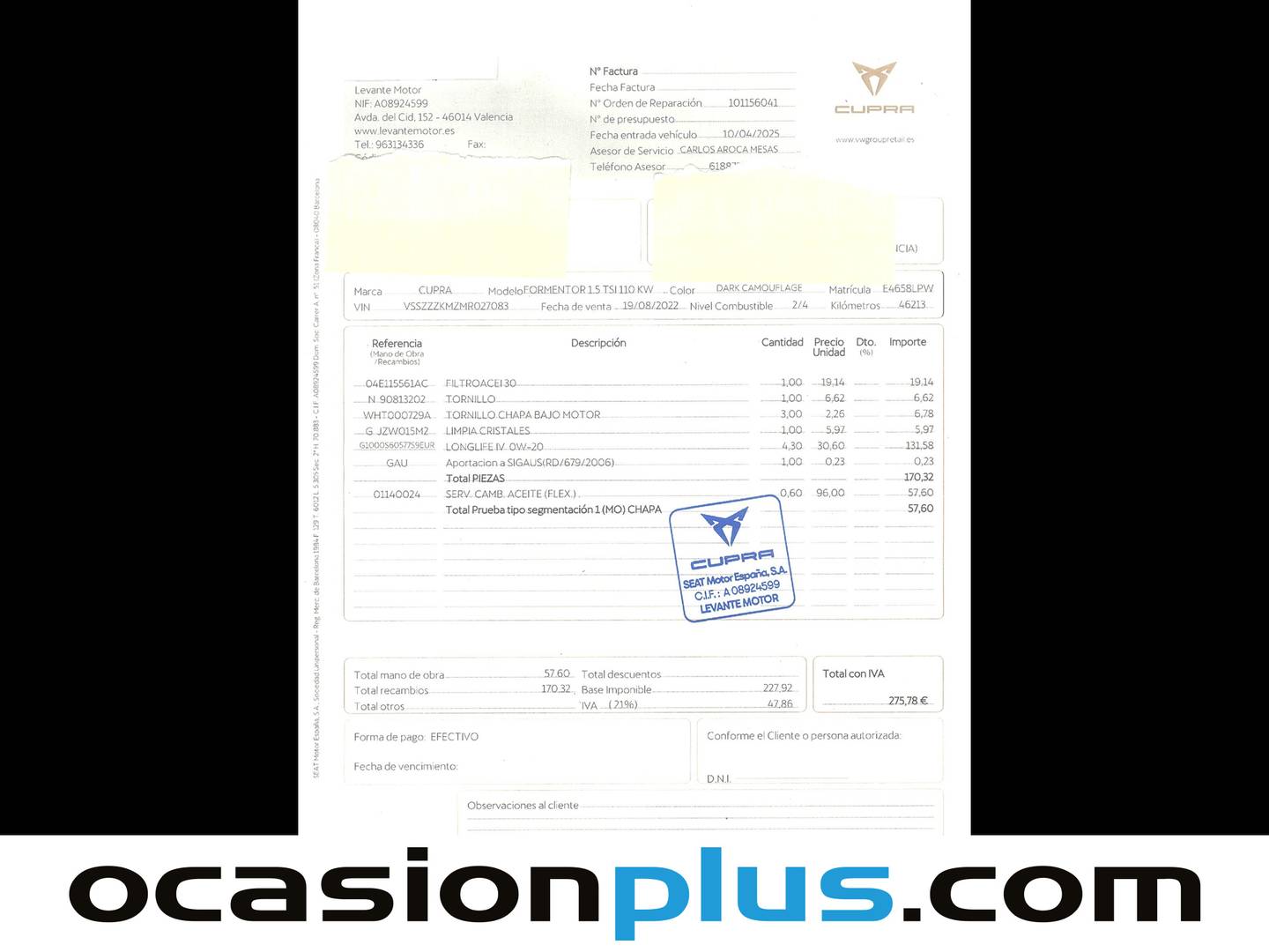 Foto Cupra Formentor CUPRA Formentor 1.5 TSI (150 CV)