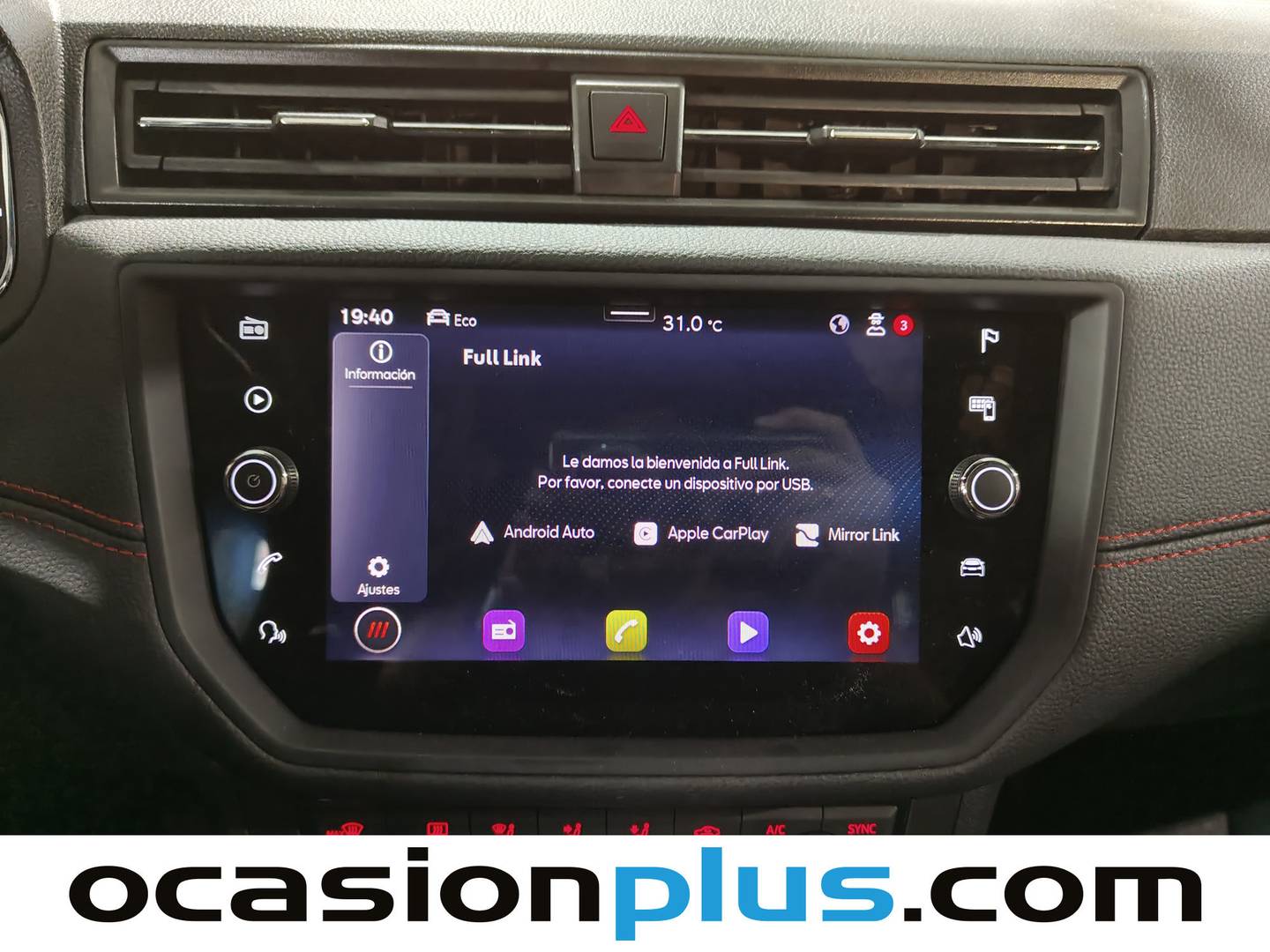 Equipamiento del Seat Ibiza Seat Ibiza 1.0 TSI FR Go2 (110 CV)