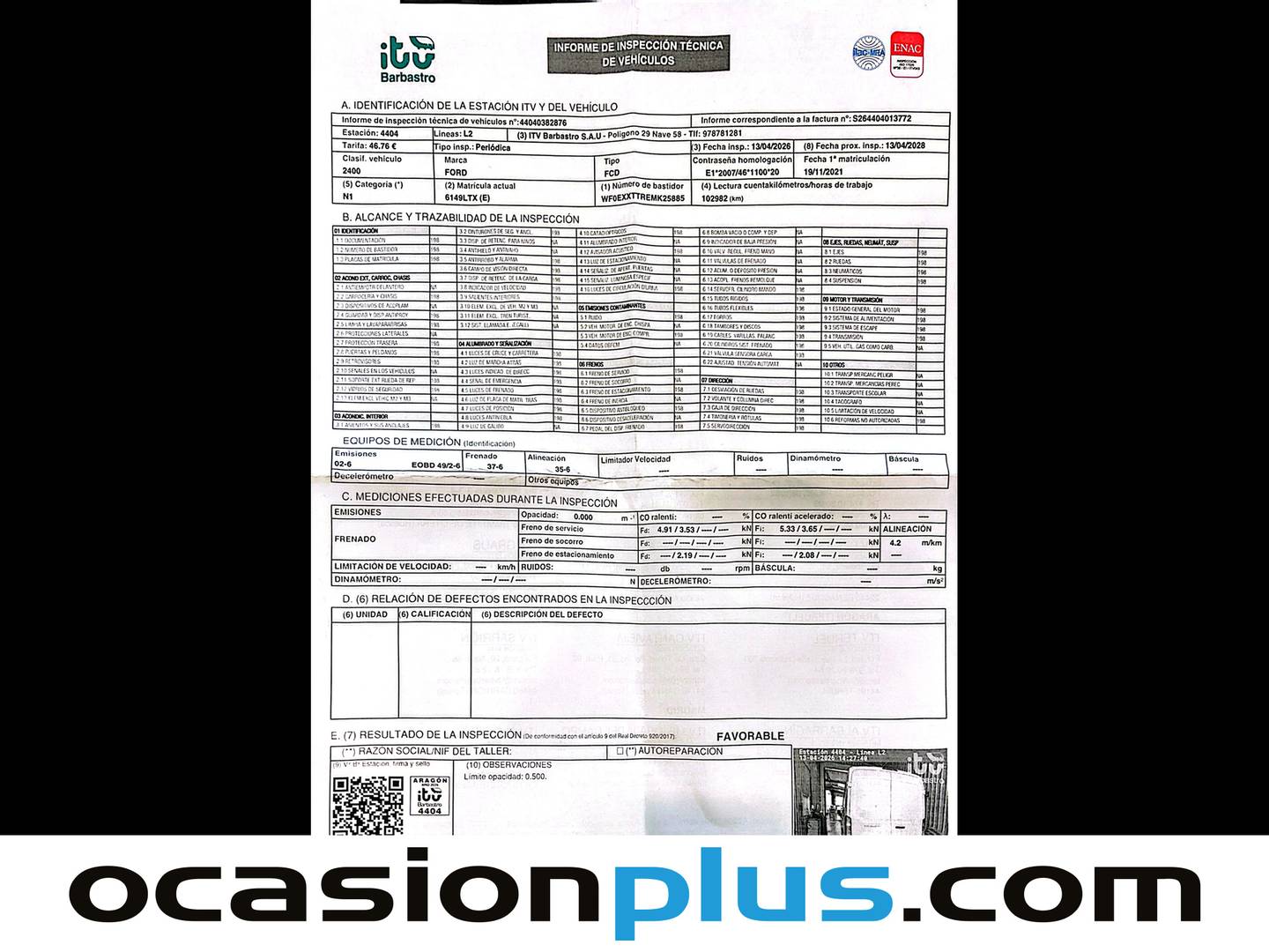 Ford Transit Ford Transit Furgon 350 L3H2 Trend (130 CV) de segunda mano