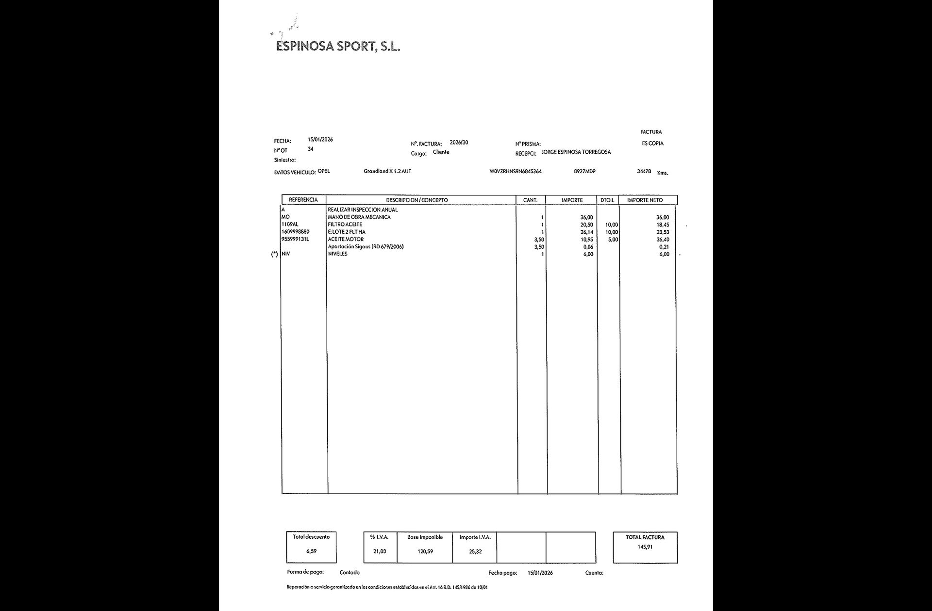Opel Grandland 1.2 Turbo GS - foto 20