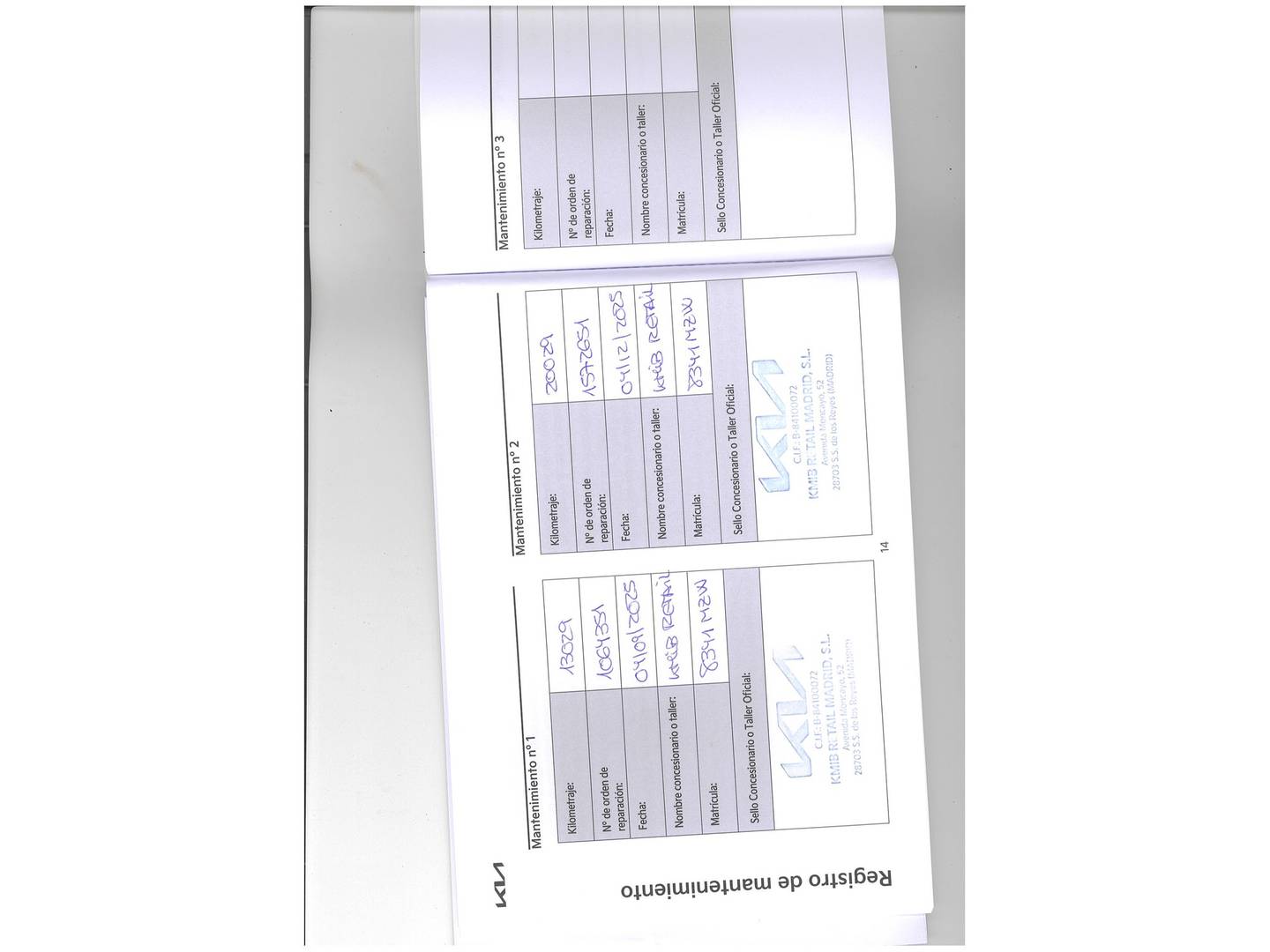 Foto del mantenimiento del KIA Stonic KIA Stonic 1.0 T-GDi MHEV Drive (100 CV)