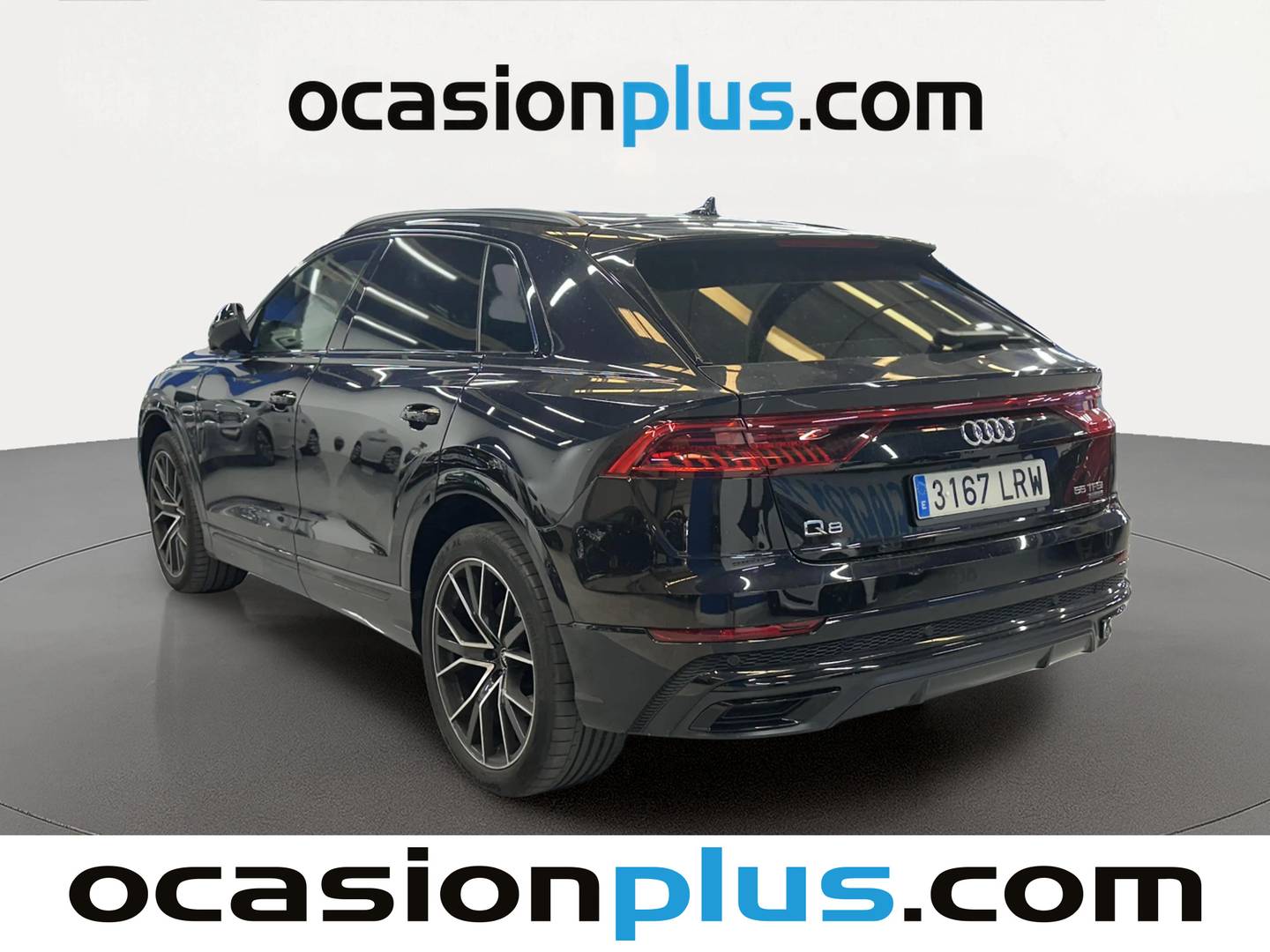 Foto trasera Audi Q8 Audi Q8 Black line 55 TFSI quattro (340 CV) tiptronic izquierda