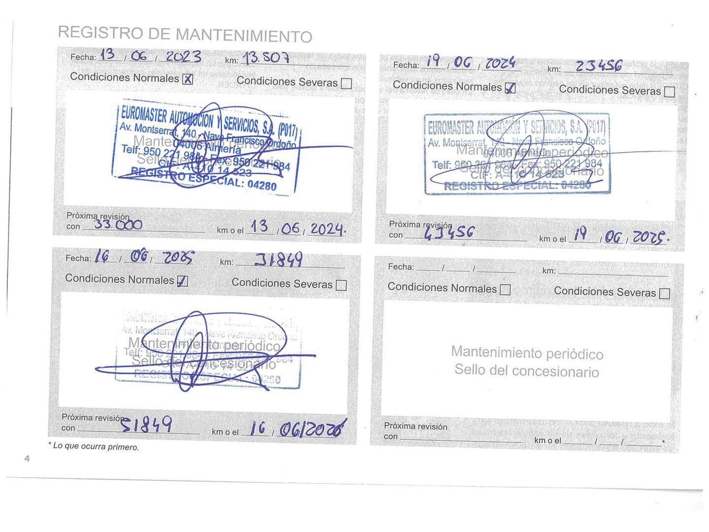 Foto del mantenimiento del Citroën Grand C4 Spacetourer Citroën Grand C4 Spacetourer PureTech 130 S&S 6v C-Series (131 CV) 7 Plazas