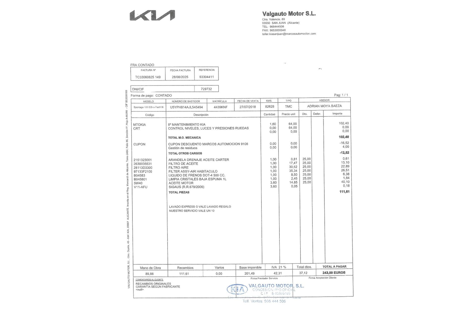 Kia Sportage 1.6 GDi x-Tech18 4x2 - foto 22
