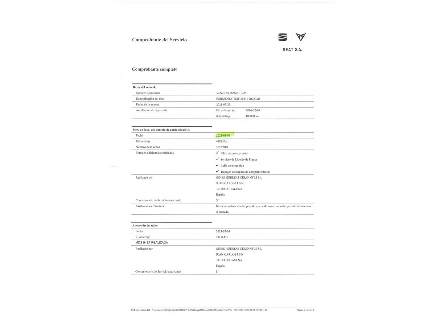 Foto Cupra Formentor CUPRA Formentor 1.5 TSI (150 CV)