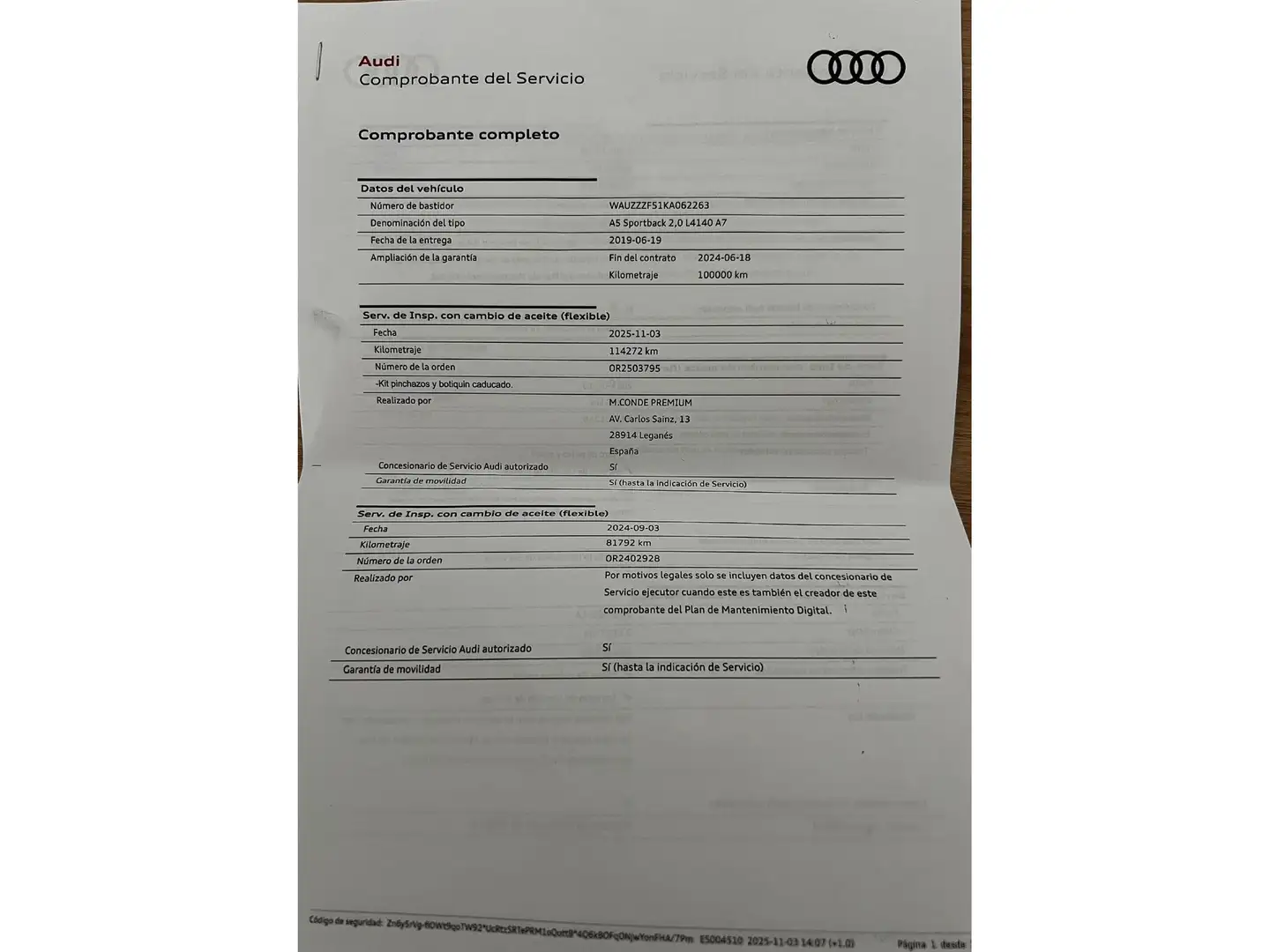 Foto Audi A5 Audi A5 Sportback Sport 40 TFSI (190 CV) S tronic Pack S-Line