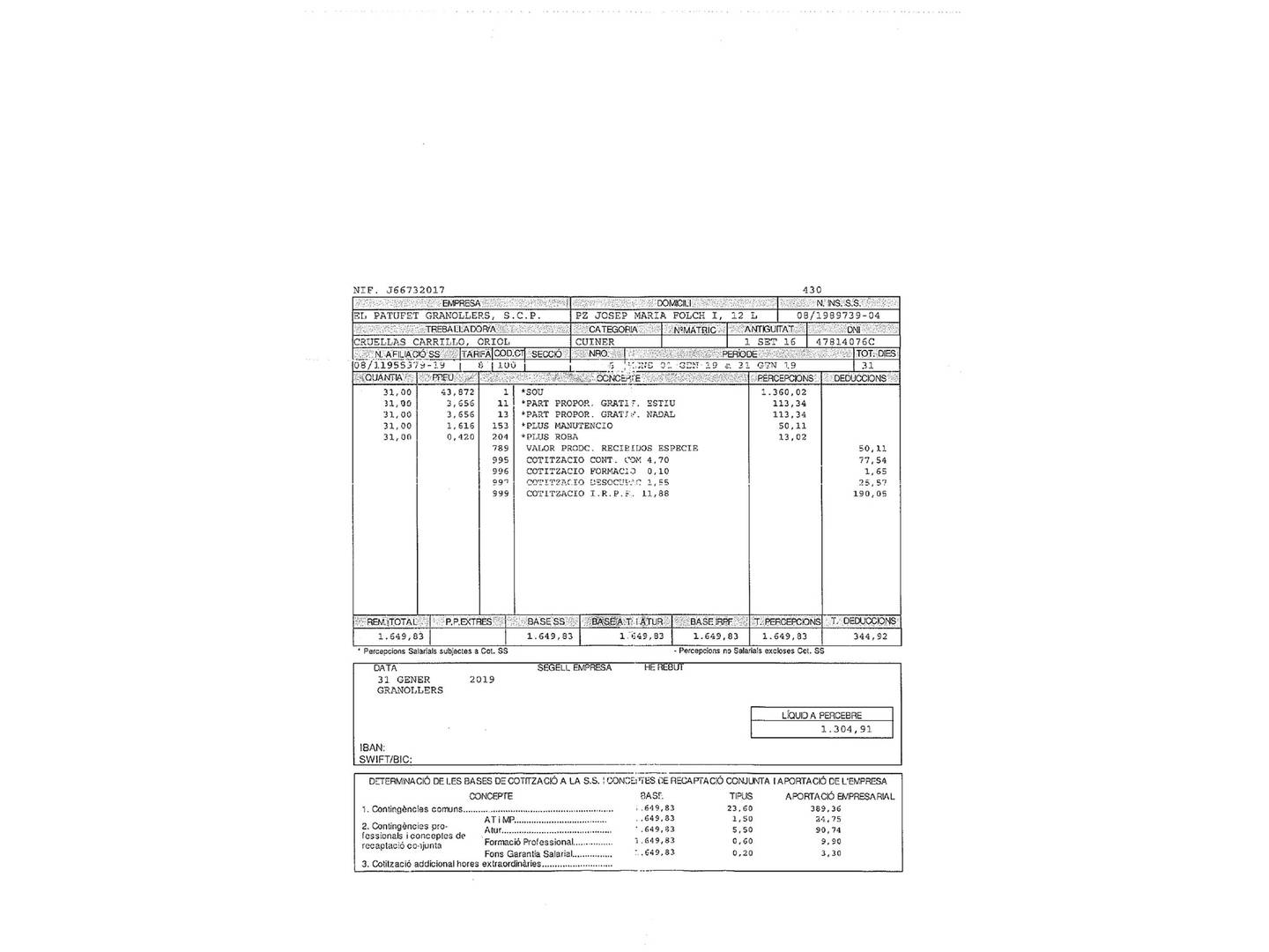 Foto del mantenimiento del Ford Tourneo Courier Ford Tourneo Courier 1.0 EcoBoost Ambiente (100 CV)