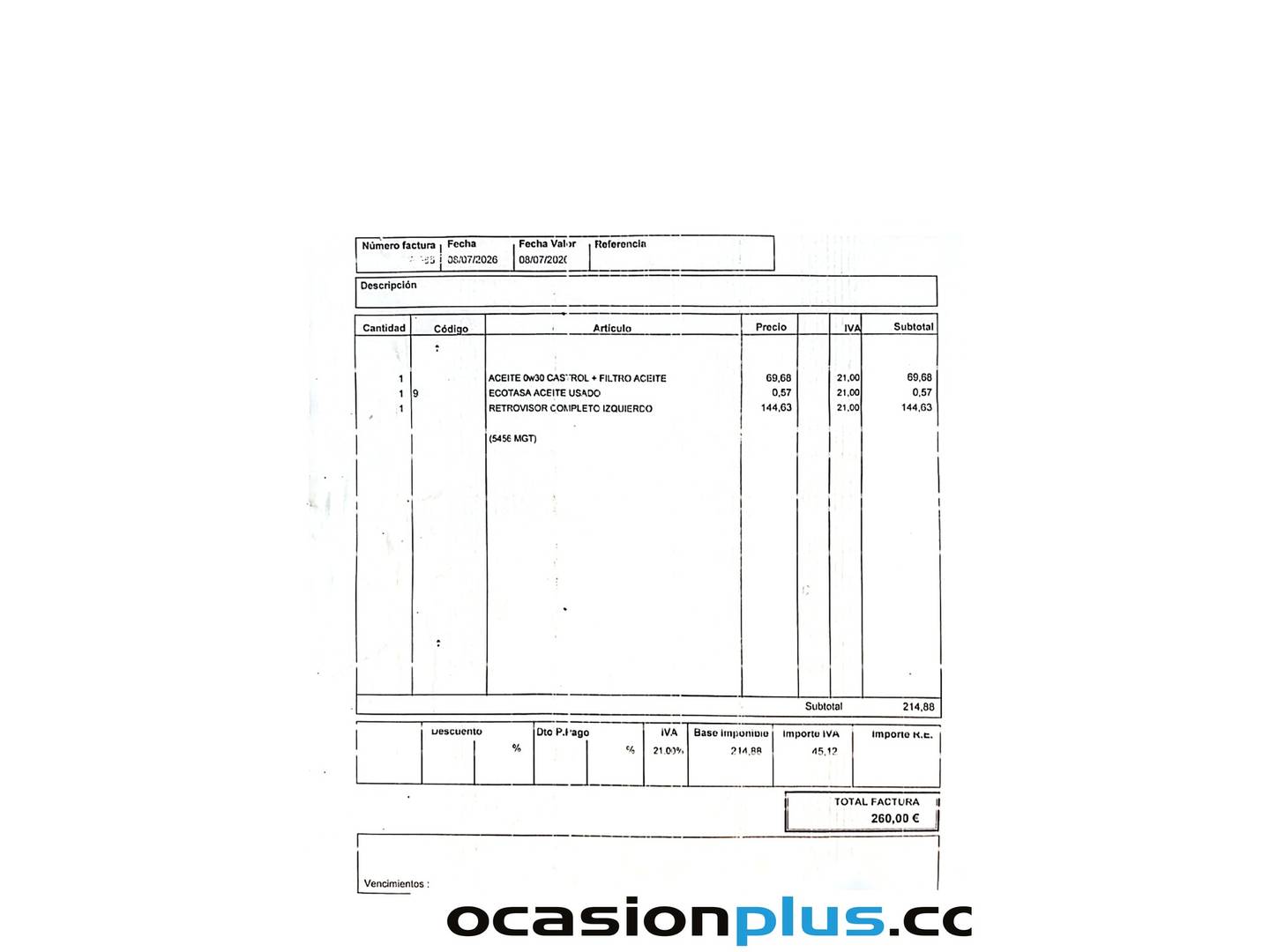 Foto del mantenimiento del Fiat Ducato Fiat Ducato Furgon 35 2.2 Multijet L3H2 (140 CV)