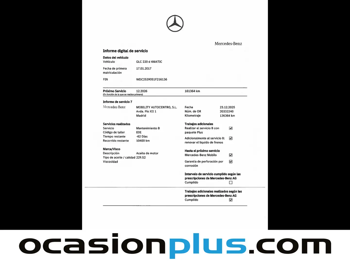 Foto Mercedes Clase GLC Mercedes-Benz GLC GLC 220 d 4Matic (170 CV)