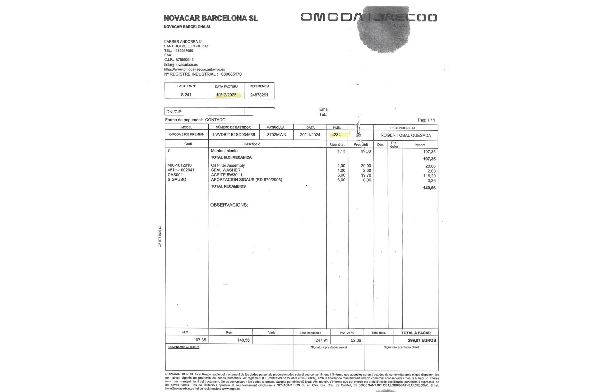 Omoda 5 Premium 1.6 T-GDi - foto 26