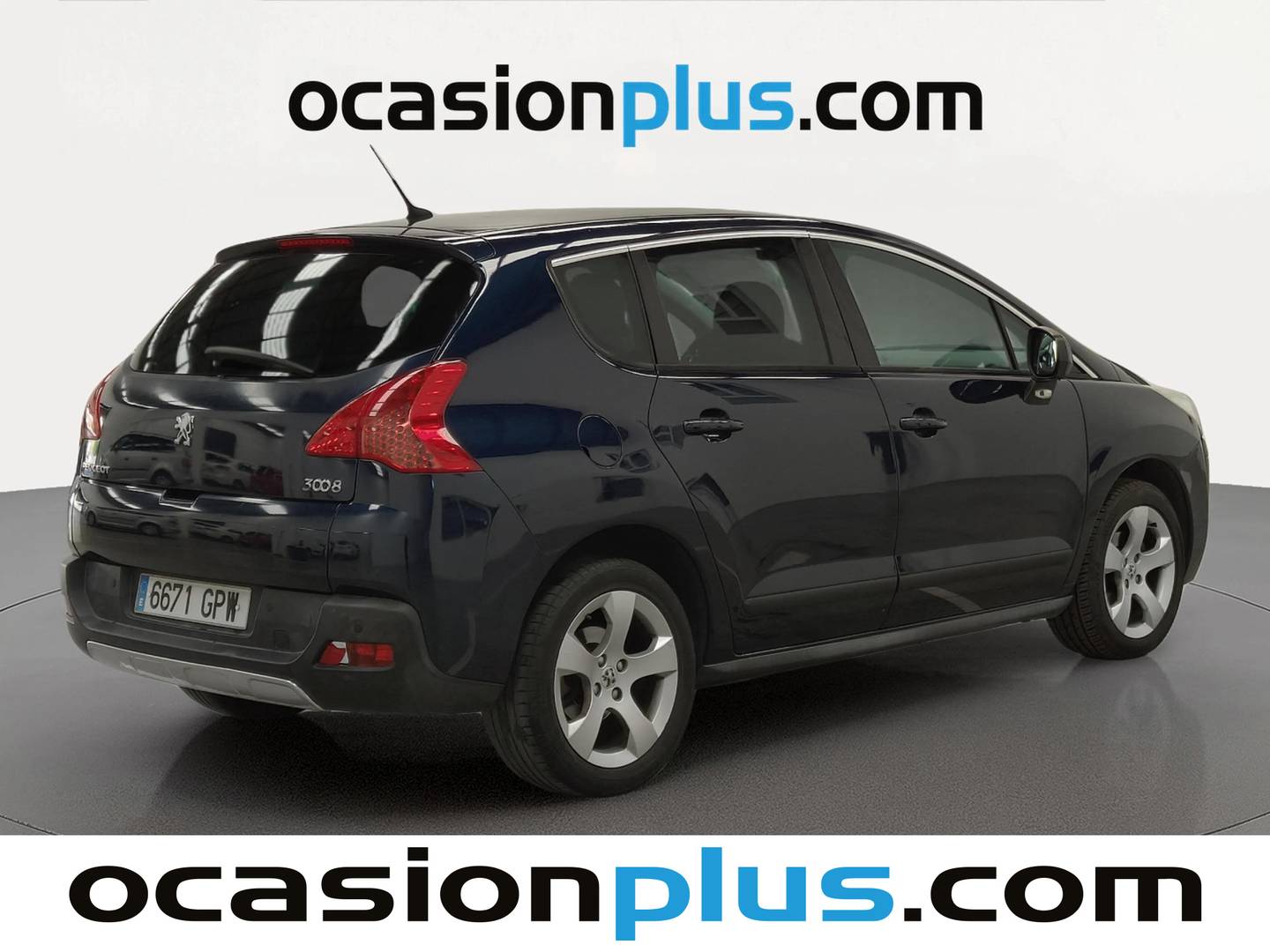 Foto trasera Peugeot 3008 Peugeot 3008 1.6 HDI FAP Premium CMP (110 CV) derecha