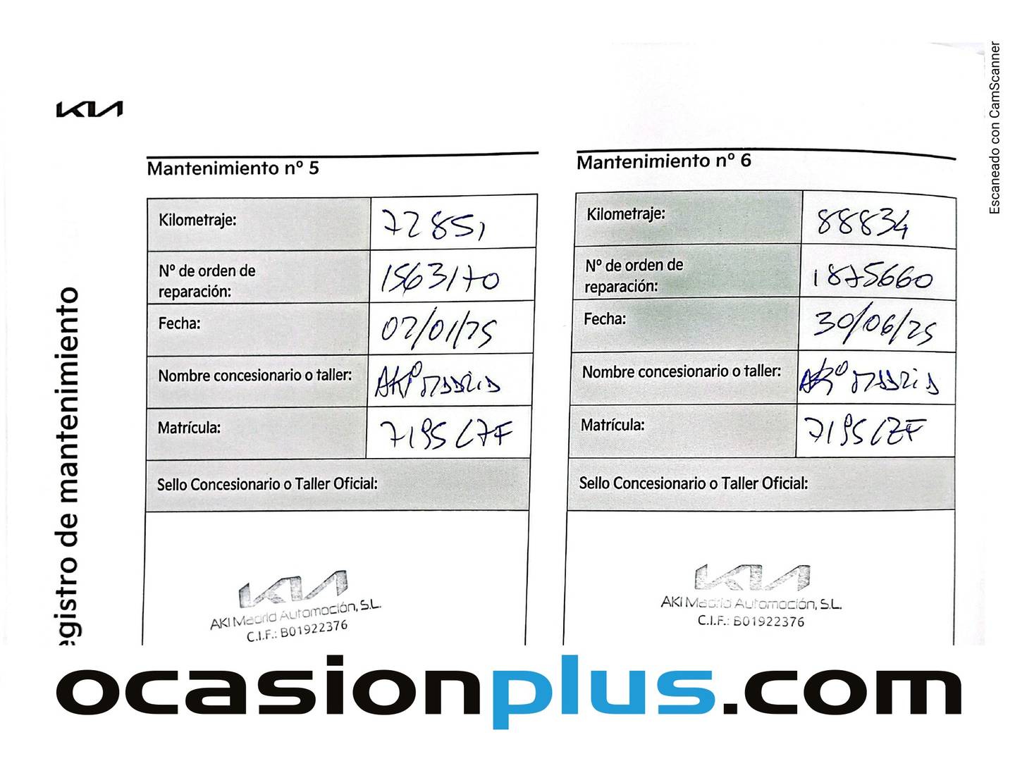 Foto del mantenimiento del KIA Niro KIA Niro 1.6 GDi HEV Drive (141 CV)