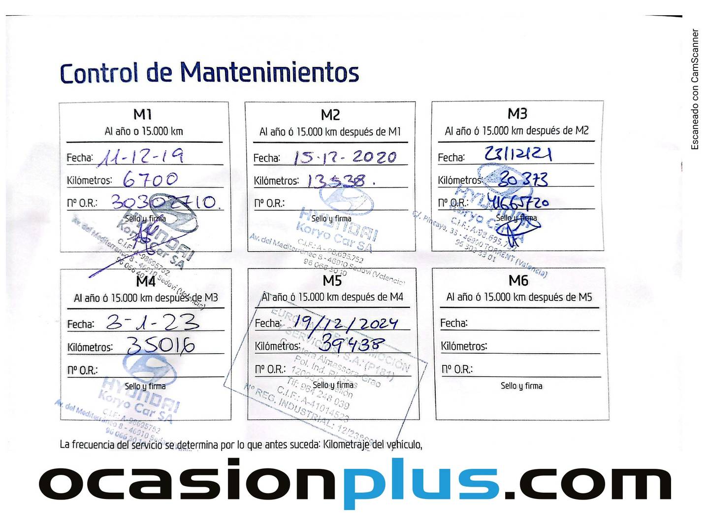 Foto del mantenimiento del Hyundai Kona Hyundai Kona 1.0 TGDi Tecno Red 4x2 (120 CV)