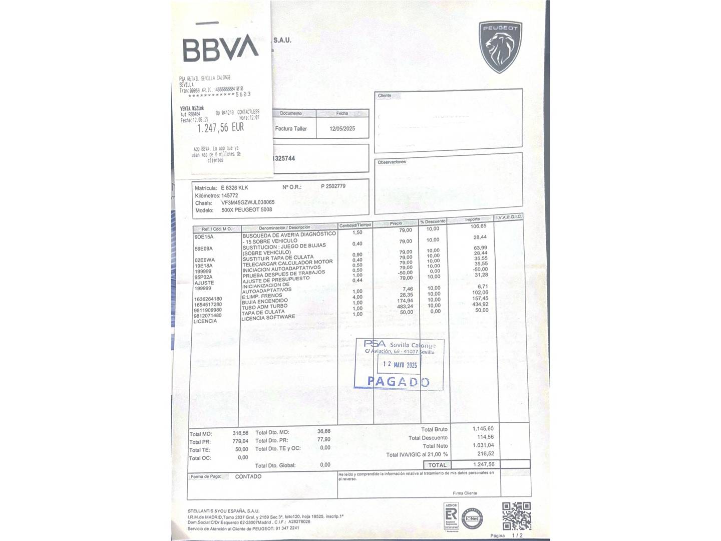 Foto Peugeot 5008 Peugeot 5008 1.6L THP GT-Line EAT6 121 kW (165 CV)