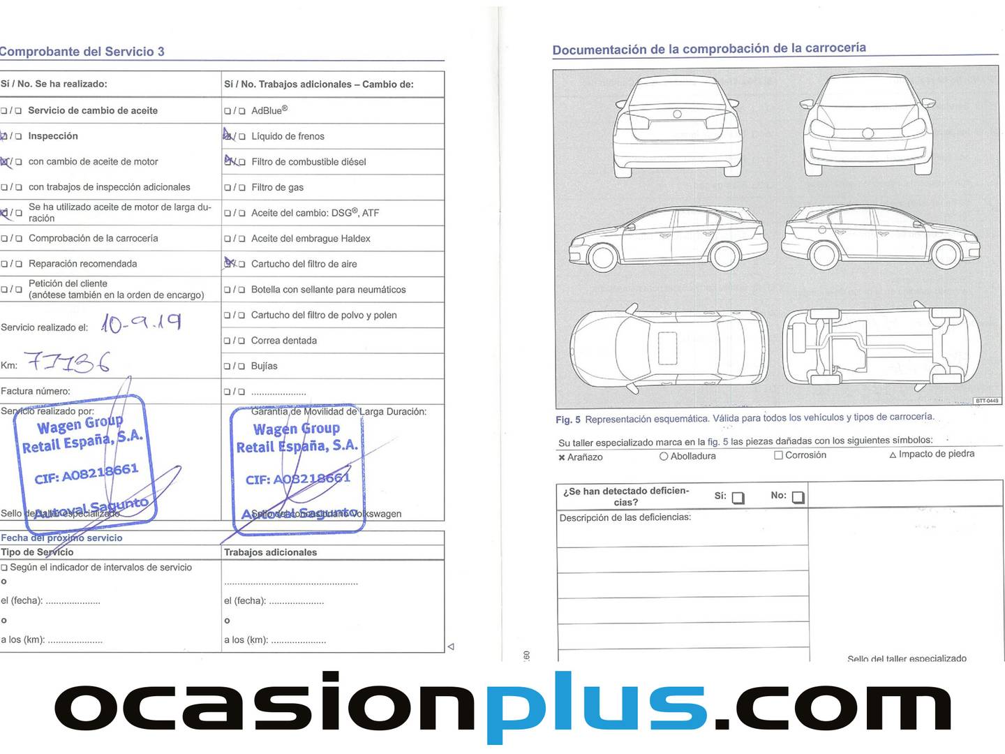 Foto del mantenimiento del Volkswagen Golf Volkswagen Golf GTD 2.0 TDI BMT (184 CV)
