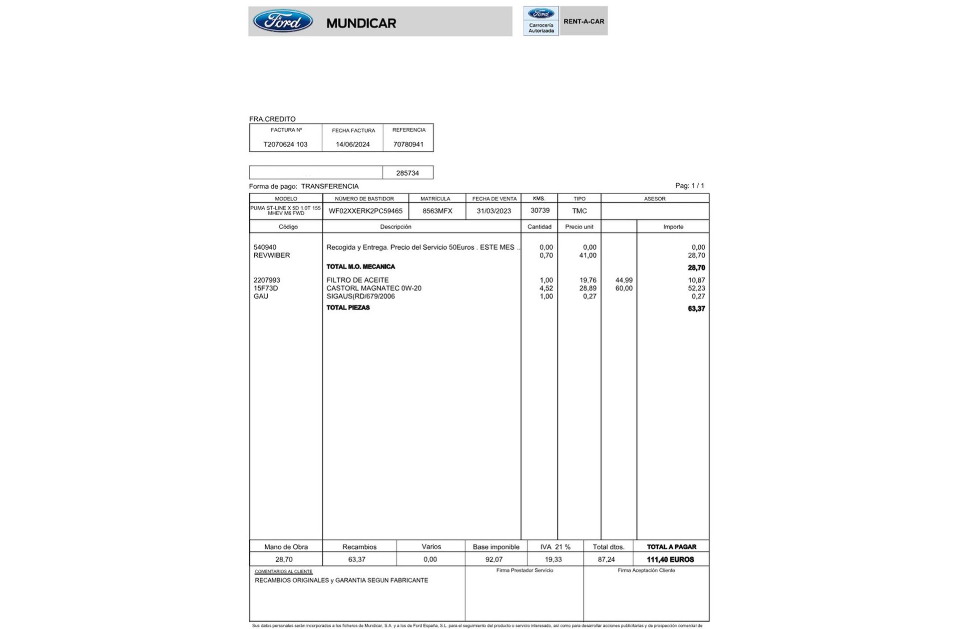 Ford Puma 1.0 EcoBoost MHEV ST-Line X - foto 22