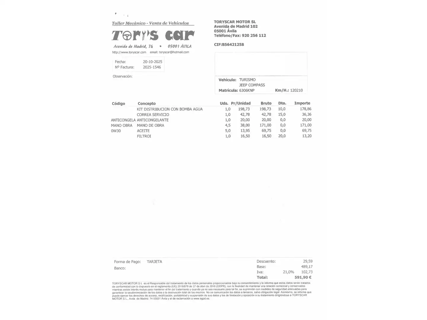 Foto Jeep Compass Jeep Compass 2.0 Multijet Limited 4x4 AD (140 CV)