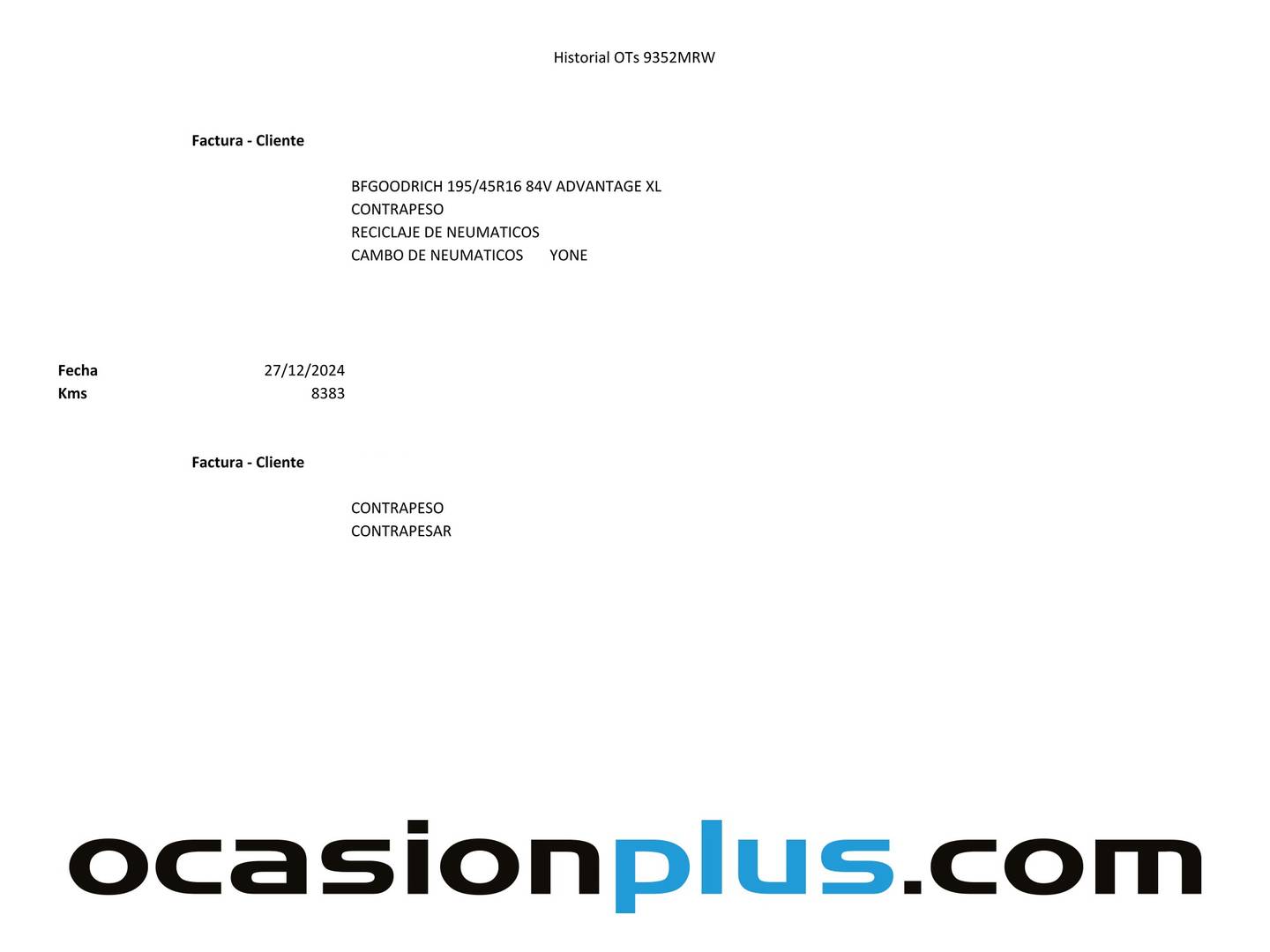 Foto del mantenimiento del Fiat 500 Fiat 500 Dolcevita 1.0 Hybrid (70 CV)
