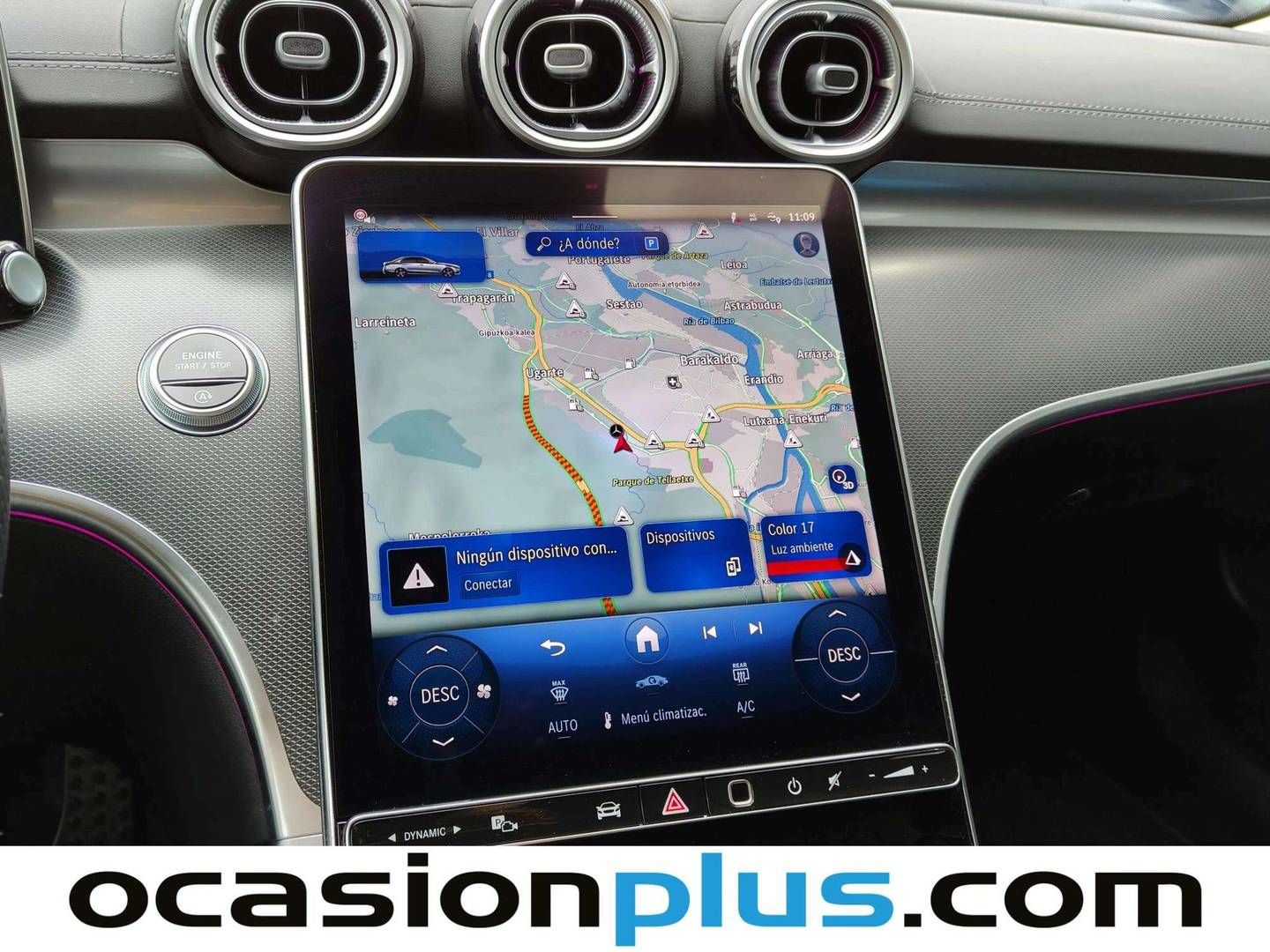 Equipamiento del Mercedes Clase C Mercedes Clase C 200 (204 CV) Pack AMG