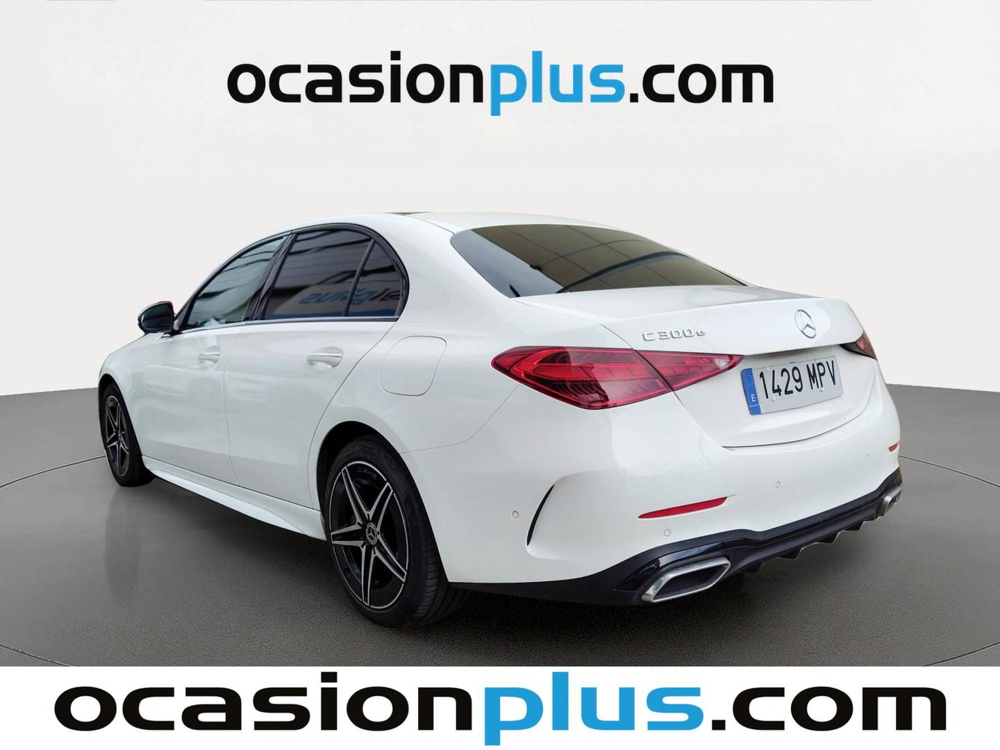 Foto trasera Mercedes Clase C Mercedes Clase C 300 e  (313 CV) Pack AMG izquierda