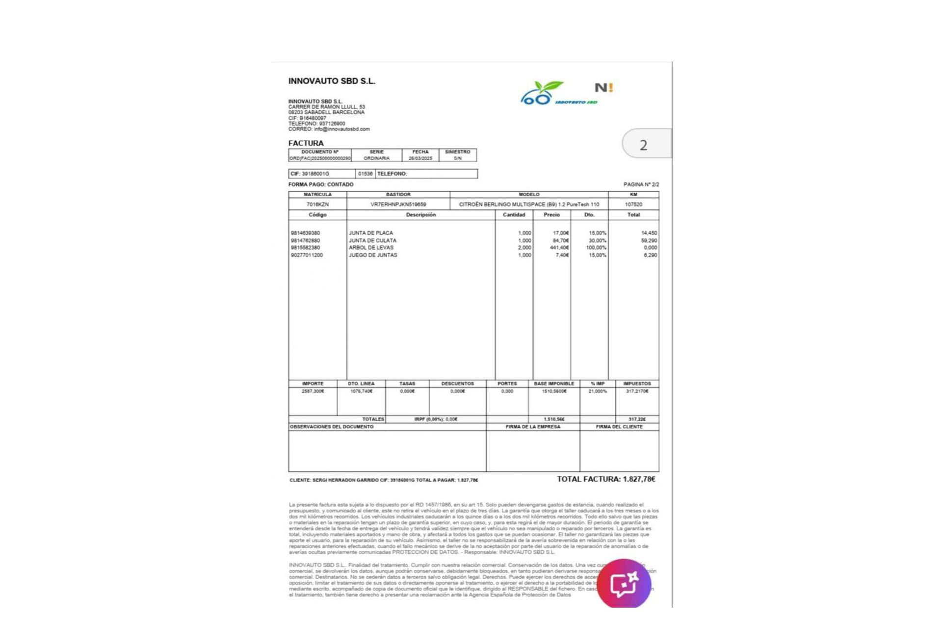 Citroën Berlingo Combi PureTech 110 Talla M Feel - foto 21