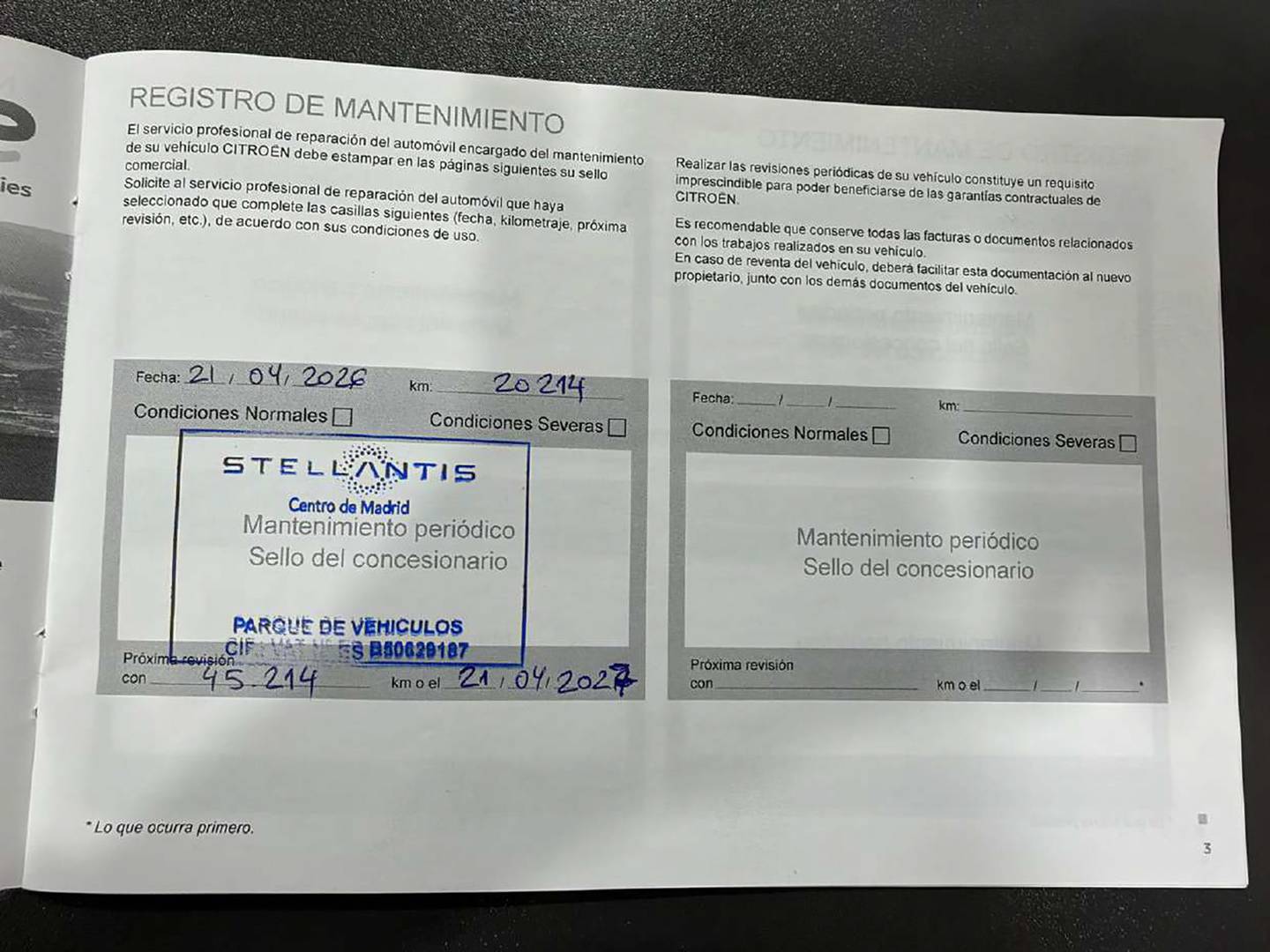 Foto del mantenimiento del Citroën C4 Citroën C4 Hybrid 136 e-DCS6 Max (136 CV)