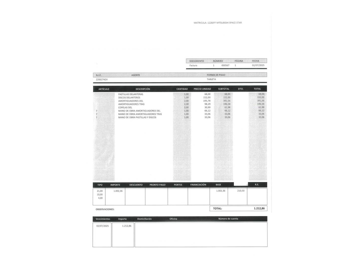 Foto Mitsubishi Space Star Mitsubishi Space Star 120 MPI Motion (80 CV)