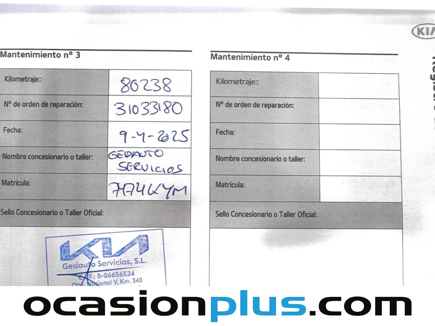 Foto del mantenimiento del KIA Ceed KIA Ceed 1.6 CRDi Tech (115 CV)