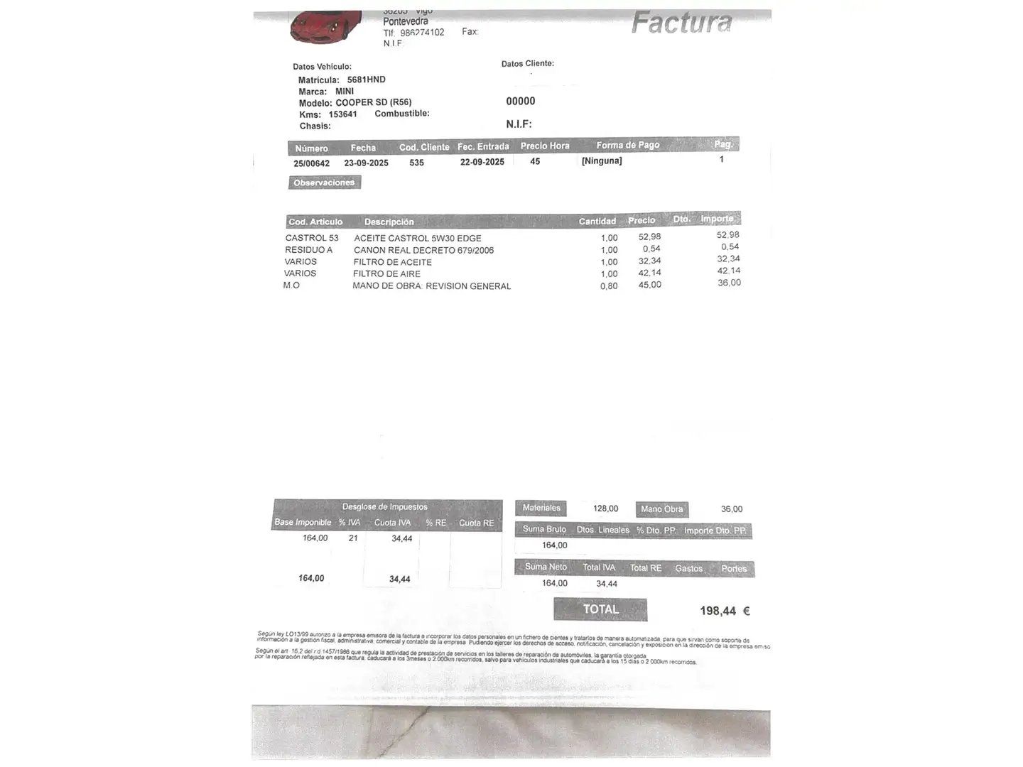 Foto Mini MINI MINI MINI 3 Puertas Cooper SD Auto (143 CV)