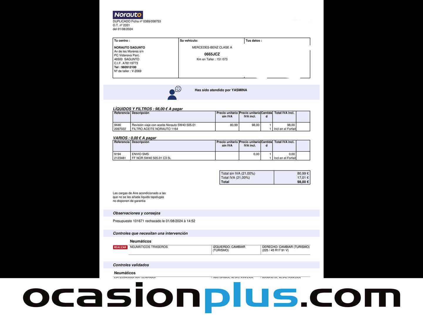 Foto Mercedes Clase A Mercedes-Benz Clase A A 180 CDI Urban (109 CV)