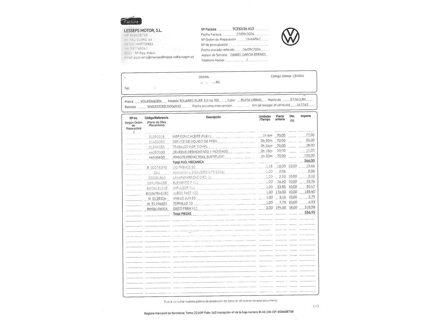 Foto Volkswagen Touareg Volkswagen Touareg 3.0 TDI 4Motion (231 CV) tiptronic