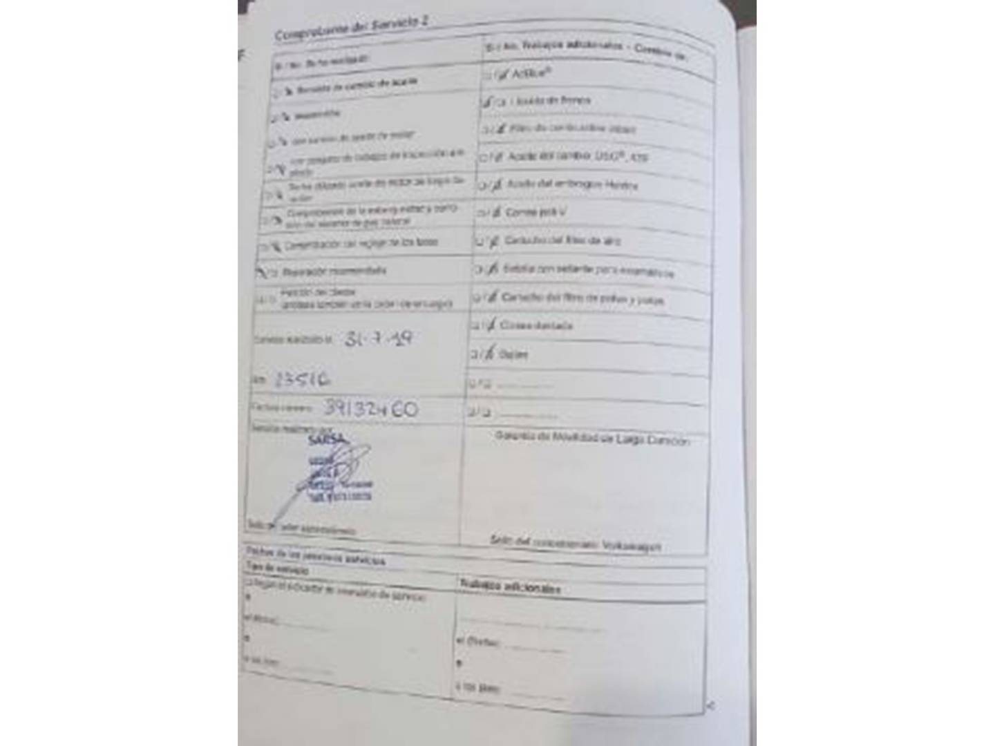 Foto del mantenimiento del Volkswagen Golf Volkswagen Golf Special Edition 1.2 TSI BMT  (110 CV)