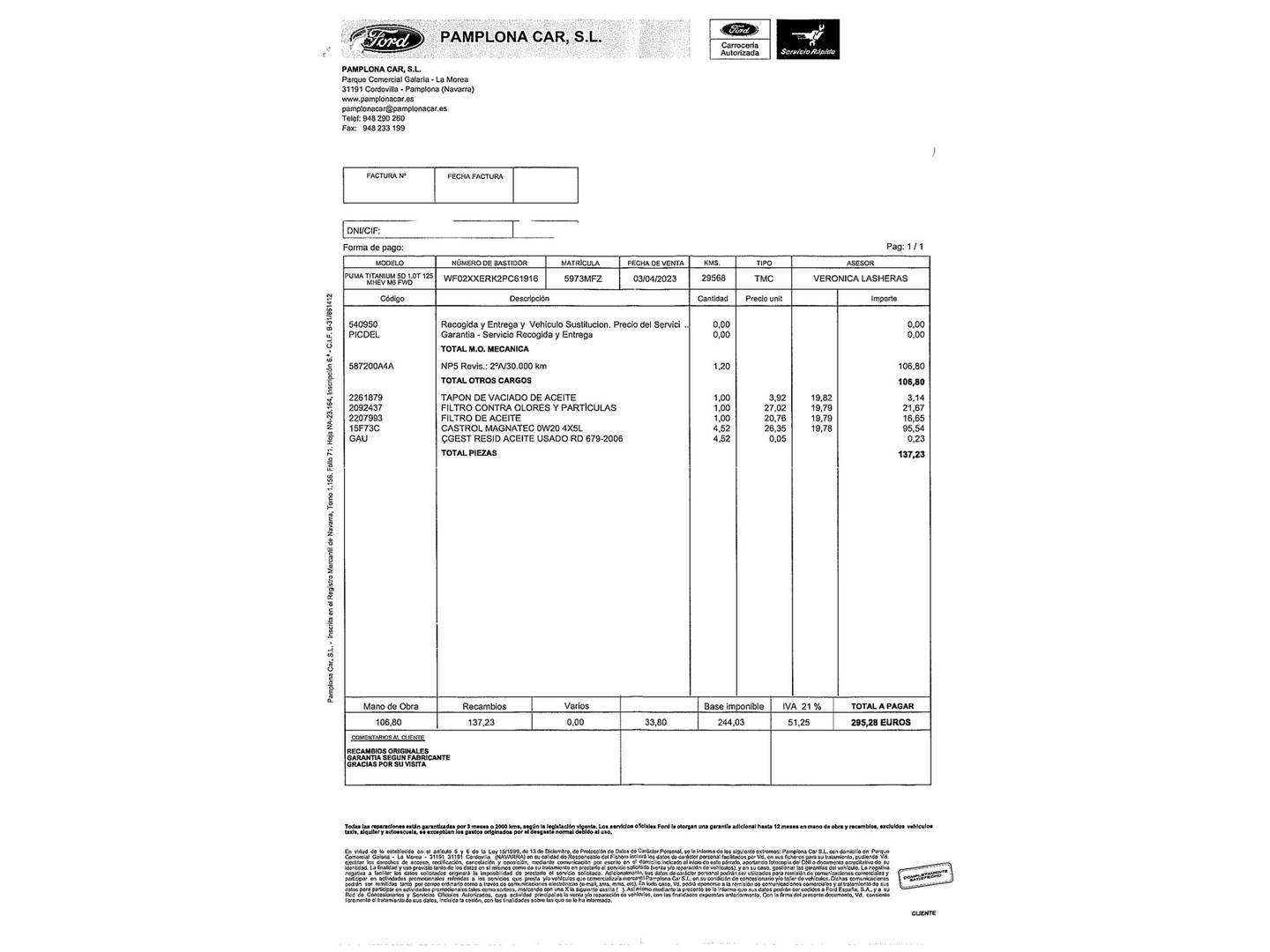 Foto Ford Puma Ford Puma 1.0 EcoBoost MHEV Titanium Design (125 CV)
