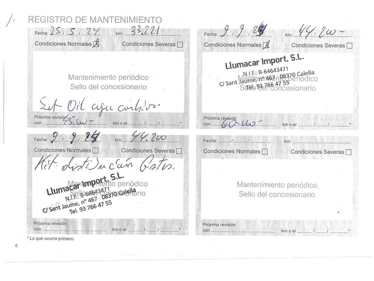 Foto del mantenimiento del Citroën C5 Aircross Citroën C5 Aircross PureTech 130 S&S Feel Pack EAT8 (131 CV)