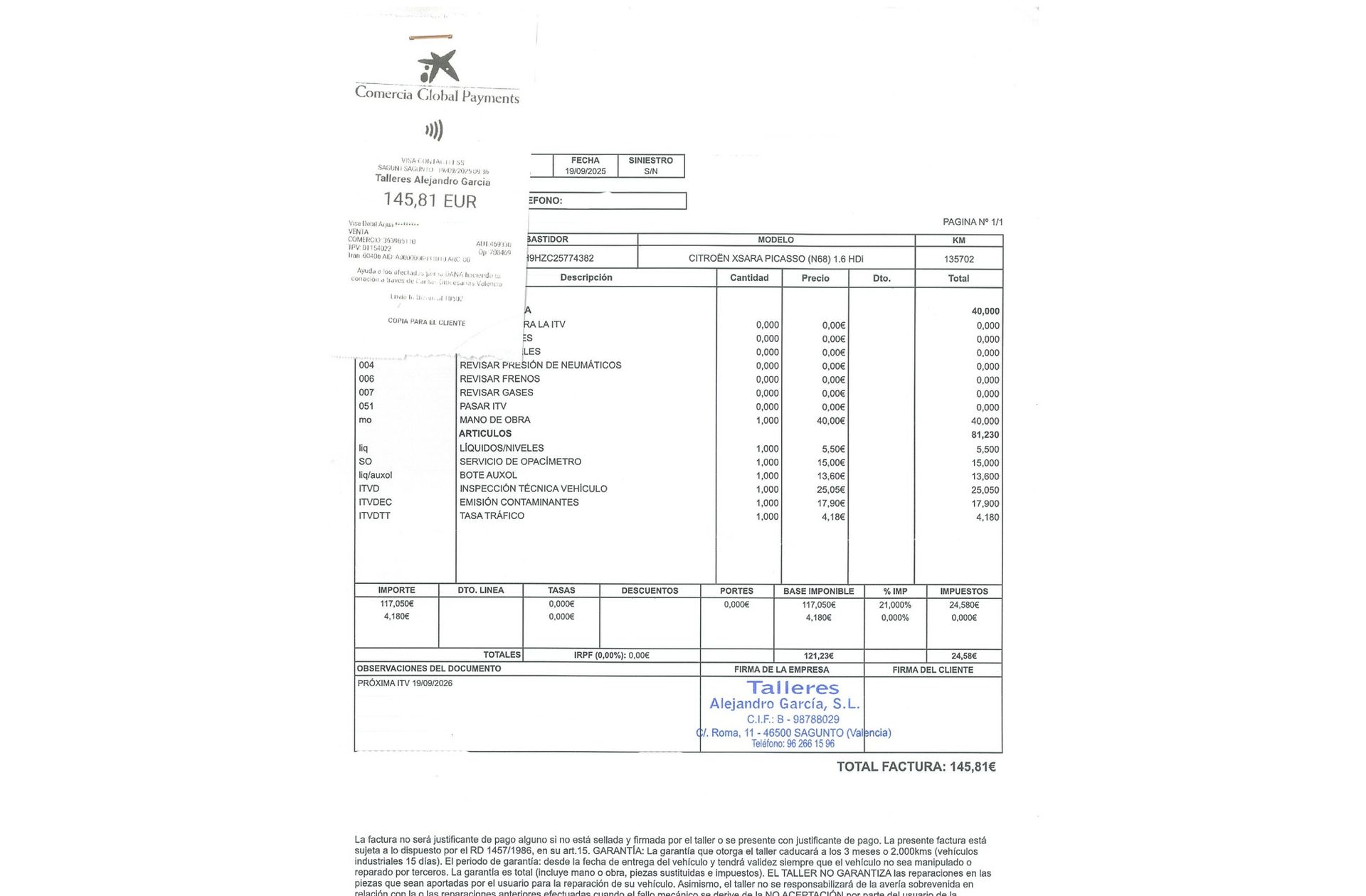 Citroën Xsara Picasso 1.6 HDi SX Top - foto 15