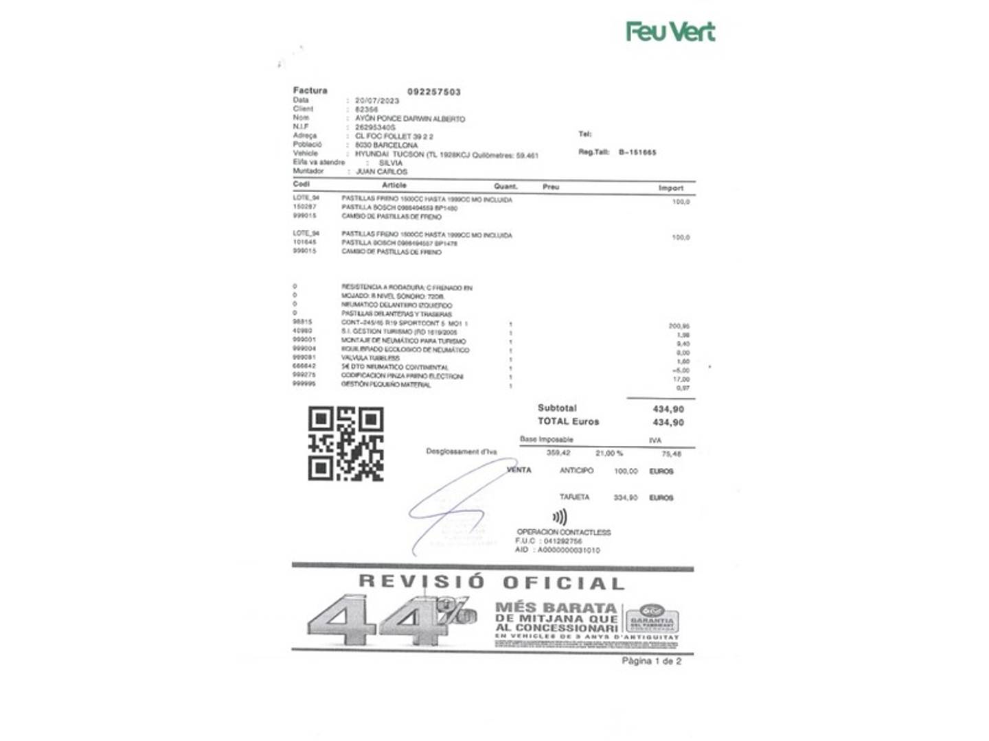 Foto Hyundai Tucson Hyundai Tucson 1.6 TGDI Kosmo DCT 4x2 (176 CV)
