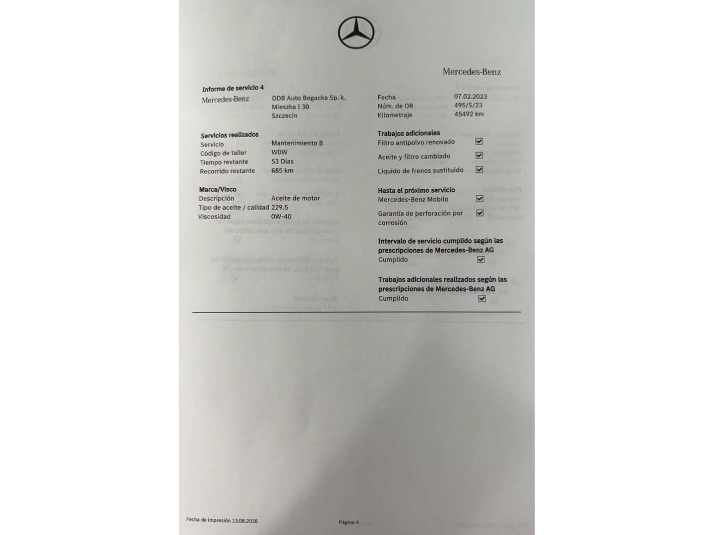 Foto del mantenimiento del Mercedes Clase GLE Coupé Mercedes GLE GLE Coupe 63 S AMG 4Matic (585 CV)