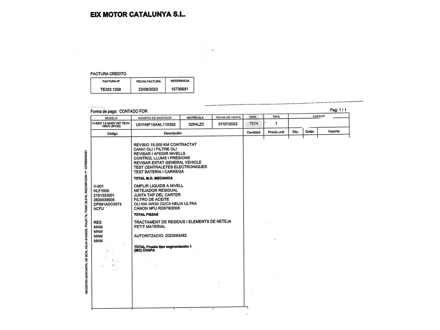 Foto KIA XCeed Kia XCeed 1.5 MHEV iMT Tech (160 CV)