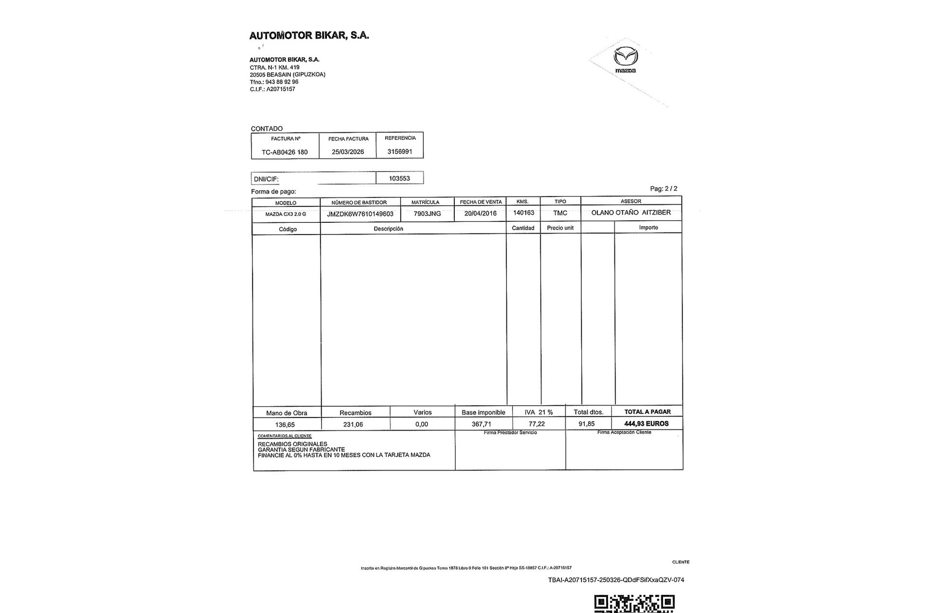 Mazda CX-3 2.0 Skyactiv GE Style+ Nav 2WD - foto 18