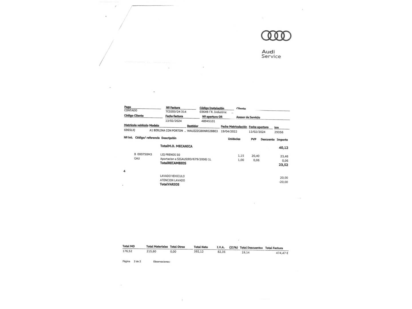 Foto Audi A1 Audi A1 Sportback Sportback Adrenalin edition 30 TFSI (110 CV) Pack S-Line