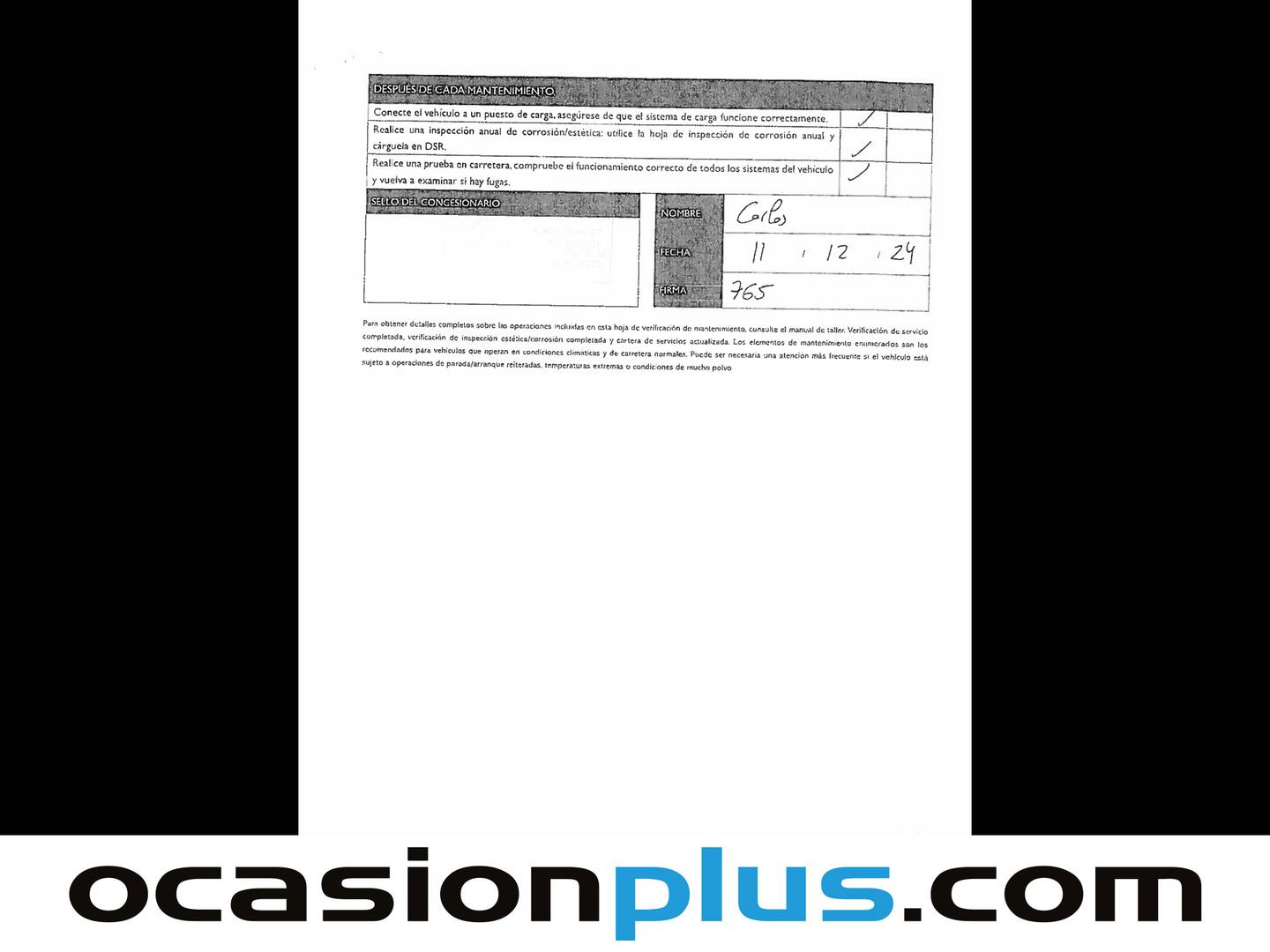 Foto del mantenimiento del MG eHS MG eHS 1.5 T-GDI PHEV Luxury (258 CV)