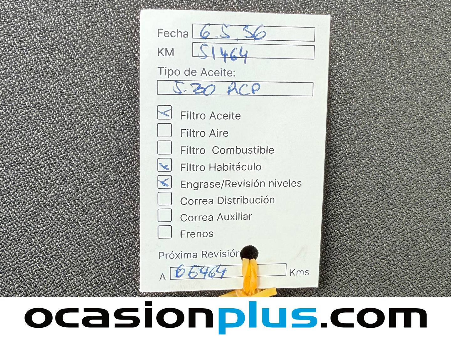 Foto del mantenimiento del Opel Astra Opel Astra 1.2 Turbo XHT GS (130 CV)