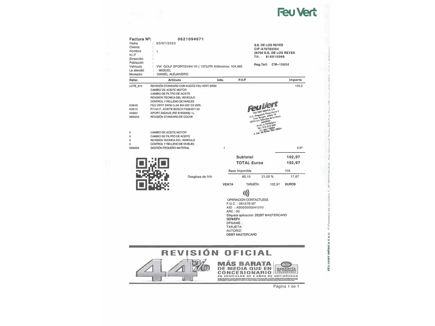 Foto Volkswagen Golf Sportsvan Volkswagen Golf Sportsvan Sport 1.4 TSI (150 CV) DSG