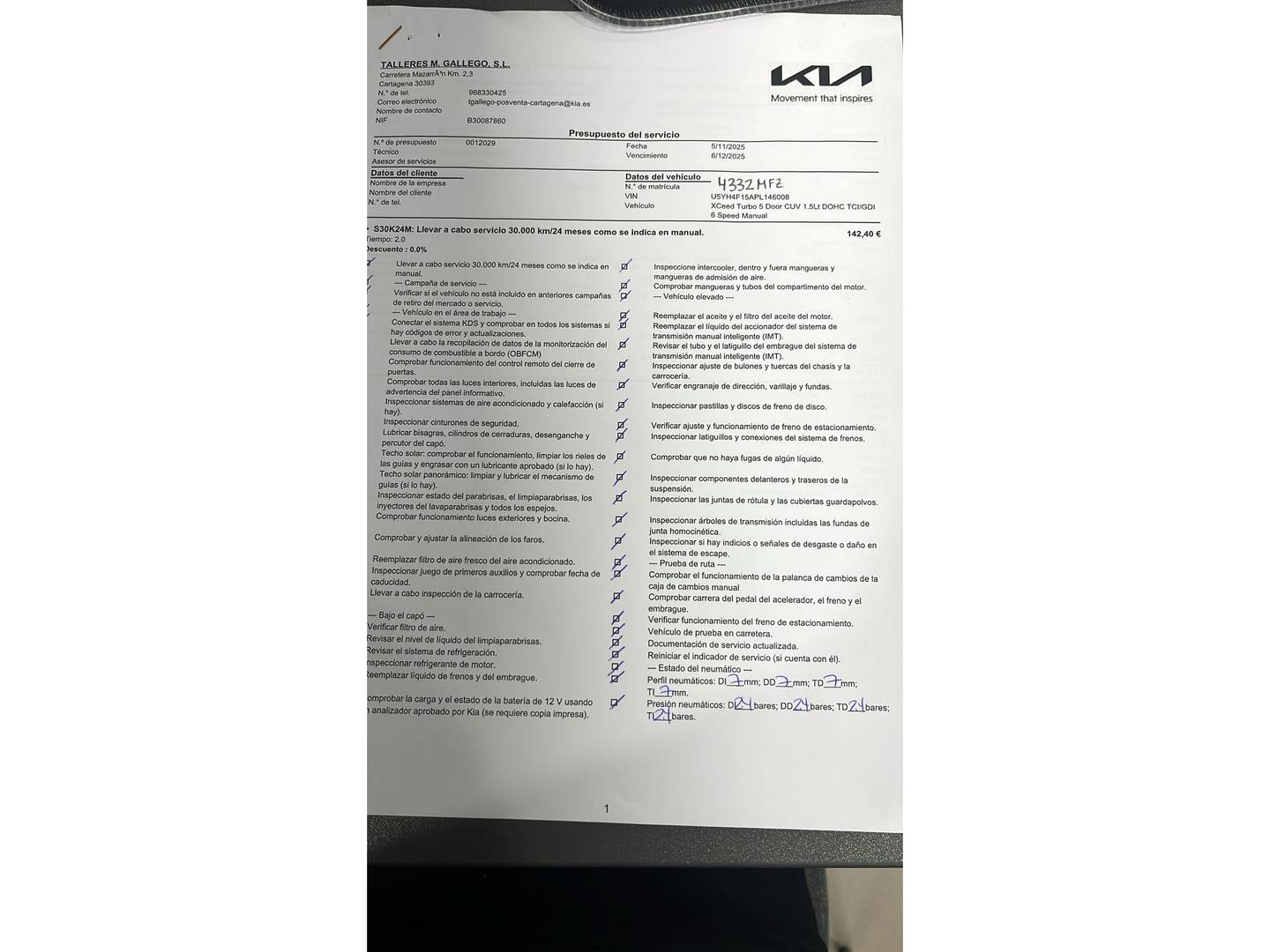 Foto KIA XCeed Kia XCeed 1.5 MHEV iMT Drive (160 CV)